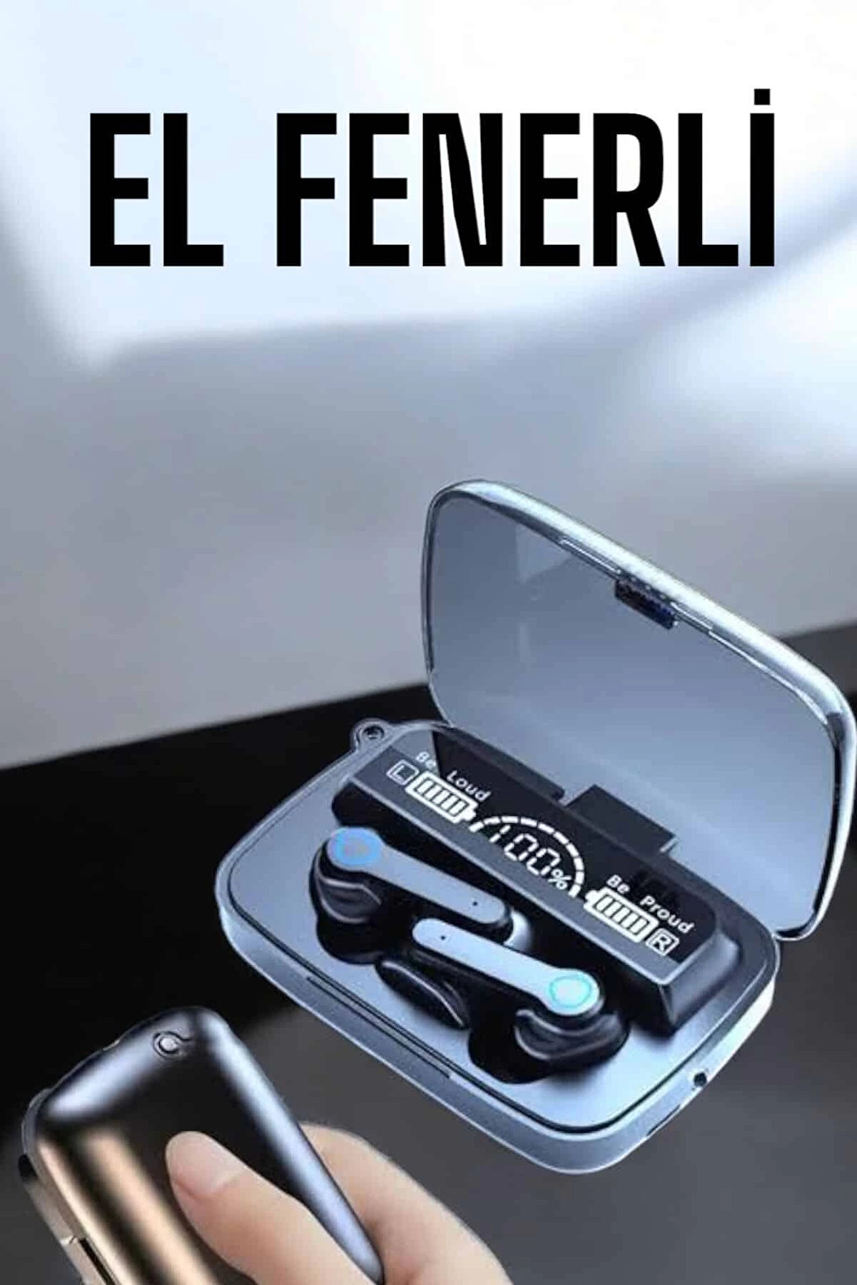 Buti̇k Kablosuz Bluetooth Kulaklık Dokunmati̇k Kontrol Uzun Pi̇l &Ouml;mr&uuml;