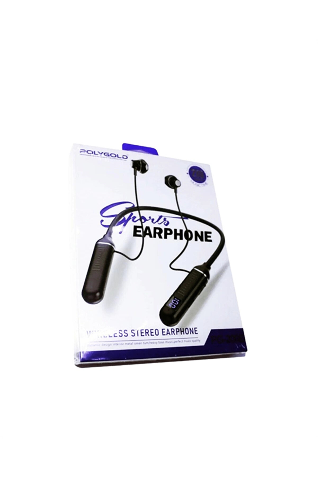 Buti̇k Polygold Pg-100 Boyun Askılı Kablosuz Kulaklık &ndash; 200 Saat Bekleme S&uuml;resi̇ Stereo Ses Mi̇krofonlu