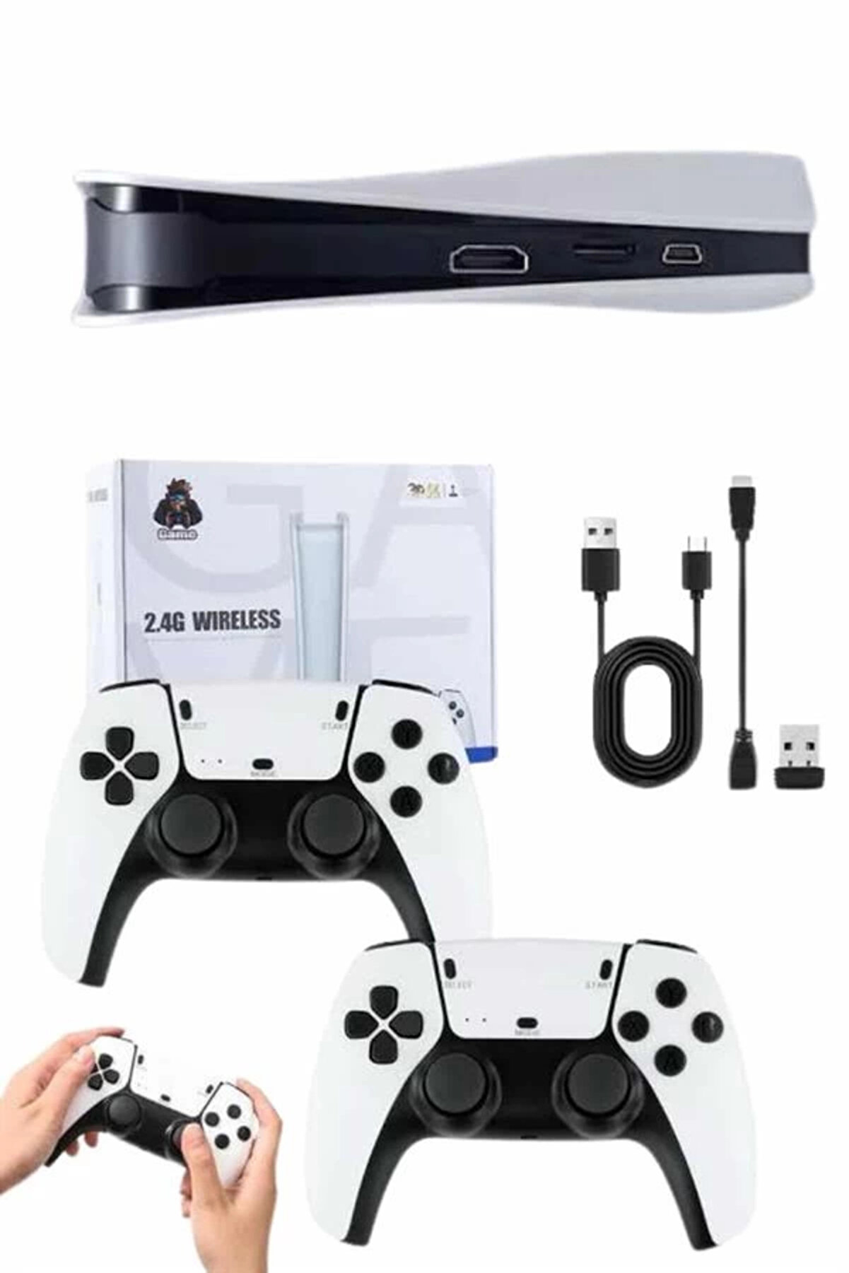 Buti̇k 4K Hd Klasi̇k Retro Game Box 3000 Oyunlu &Ccedil;i̇ft Kollu &Ccedil;i̇ft Ki̇şi̇li̇k Oyun Konsolu