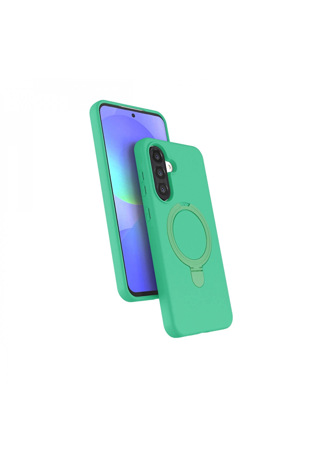 Buti̇k Samsung Galaxy A17 5G Regal Magsafe Standlı Kapak - Yeşi̇l