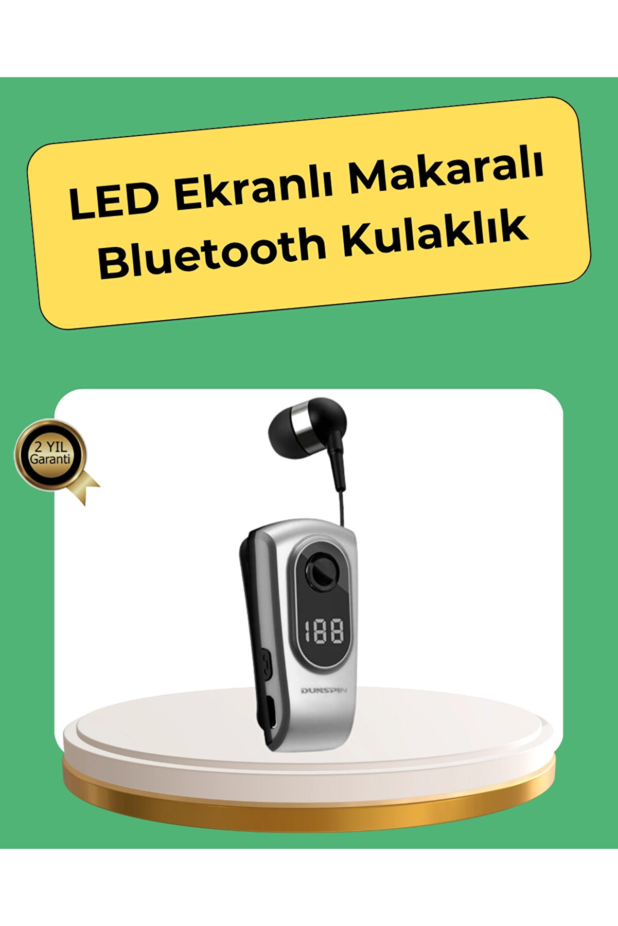 Mkr Kablosuz Bluetooth 5.2 Kulaklık &ndash; Ti̇treşi̇mli̇ Uyarı Ve Uzun Pi̇l &Ouml;mr&uuml;