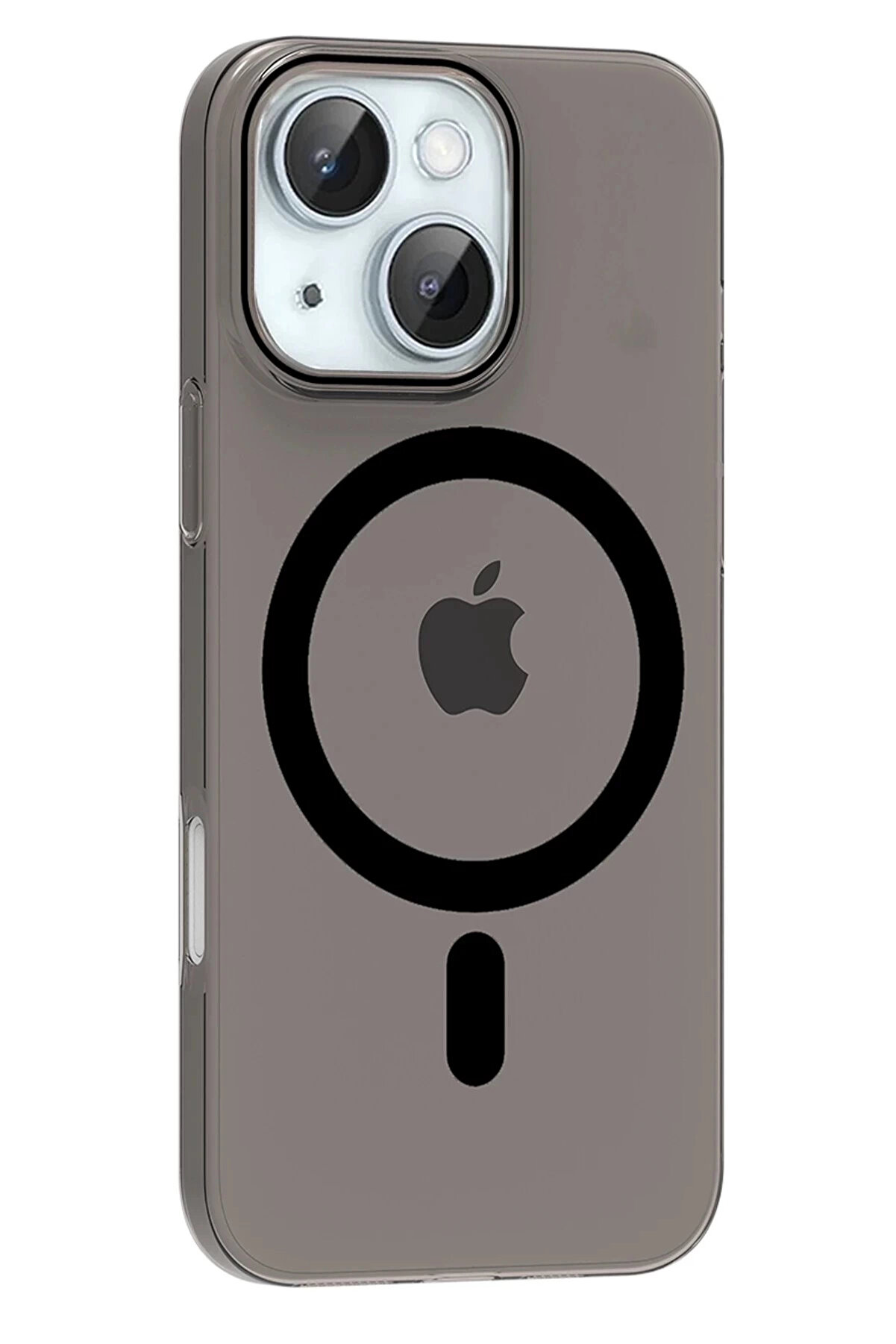 Buti̇k Apple İphone 14 Pc Blank Magsafe Kapak - Si̇yah-(5796)
