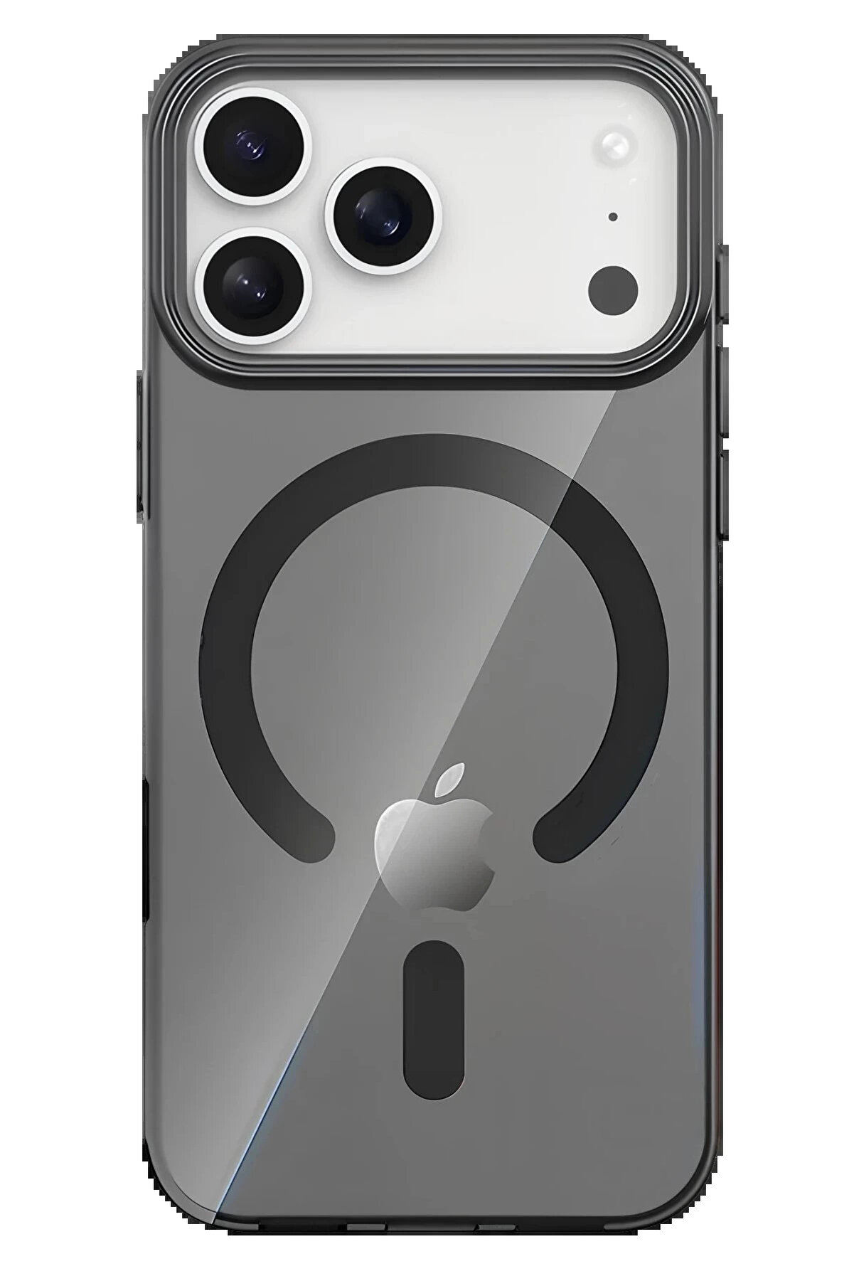 Buti̇k Apple İphone 17 Pro Max Pc Blank Magsafe Kapak - Si̇yah-(5796)