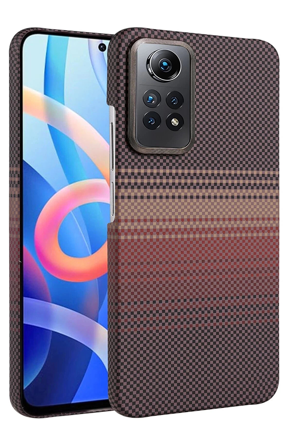 Buti̇k Xi̇aomi̇ Redmi̇ Note 12 Pro 4G Vega Magsafe Kapak - &Ccedil;&ouml;l Ti̇tanyum-(5796)