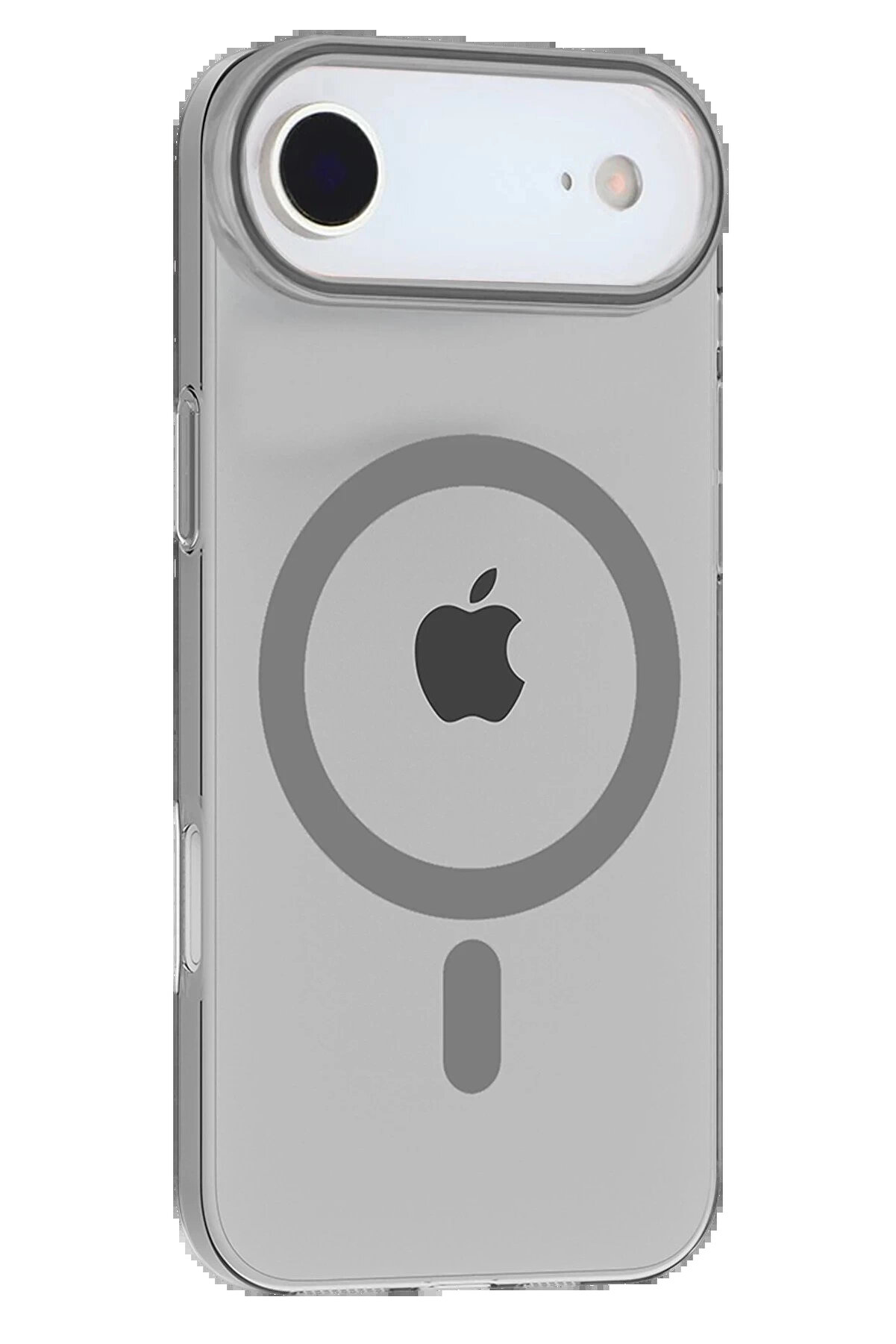 Buti̇k Apple İphone 17 Ai̇r Pc Blank Magsafe Kapak - Natural Grey-(5796)