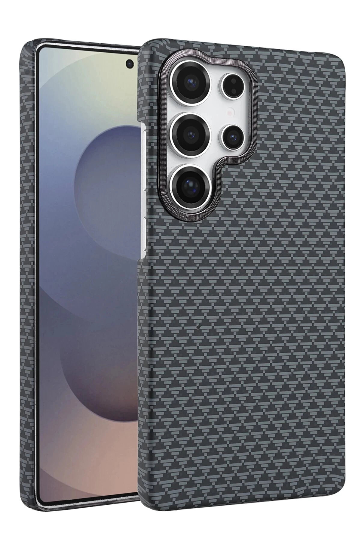 Buti̇k Samsung Galaxy S24 Ultra Vega Magsafe Kapak - Gri̇-(5796)