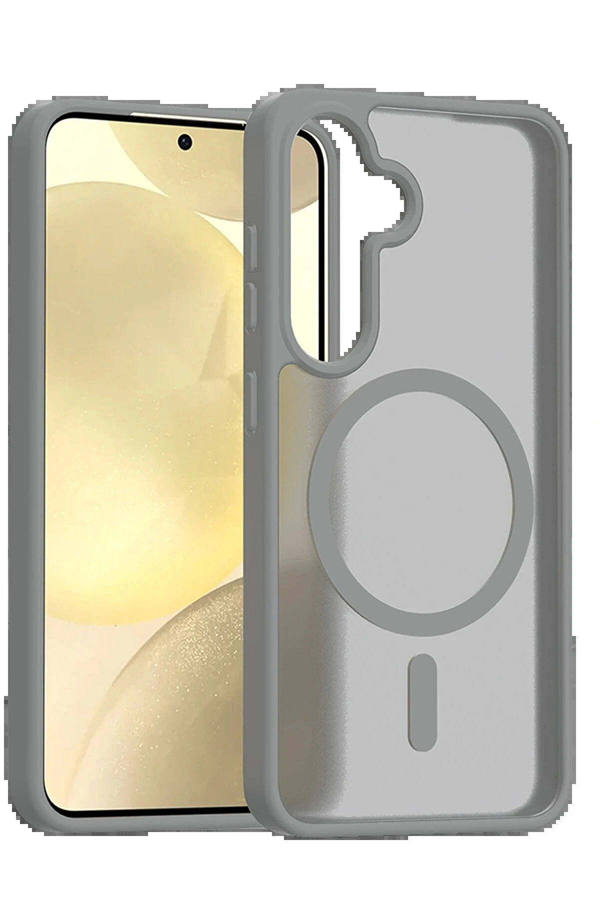 Buti̇k Samsung Galaxy A17 5G Jota Magsafe Kapak - Ti̇tan Gri̇-(5796)