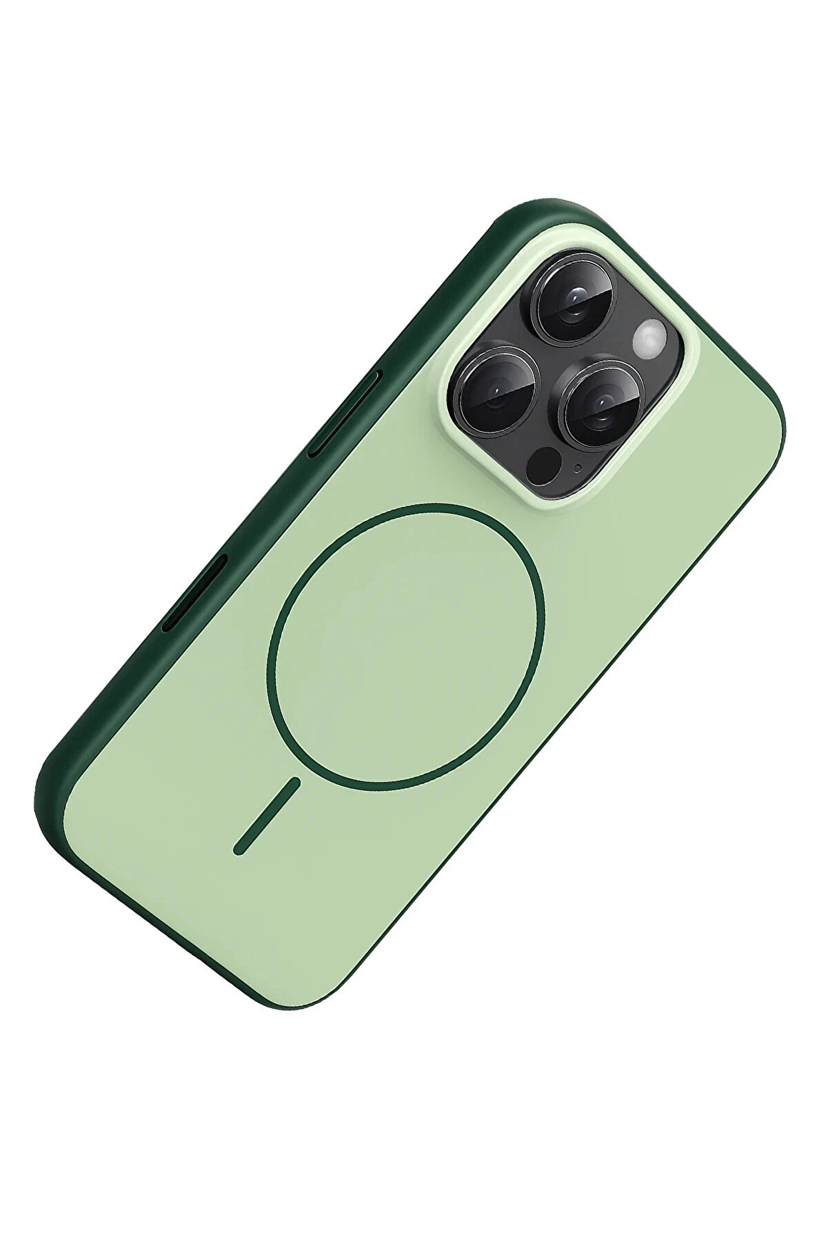 Buti̇k Apple İphone 16 Pro Max Neva Magsafe Kapak - Koyu Yeşi̇l-(5796)