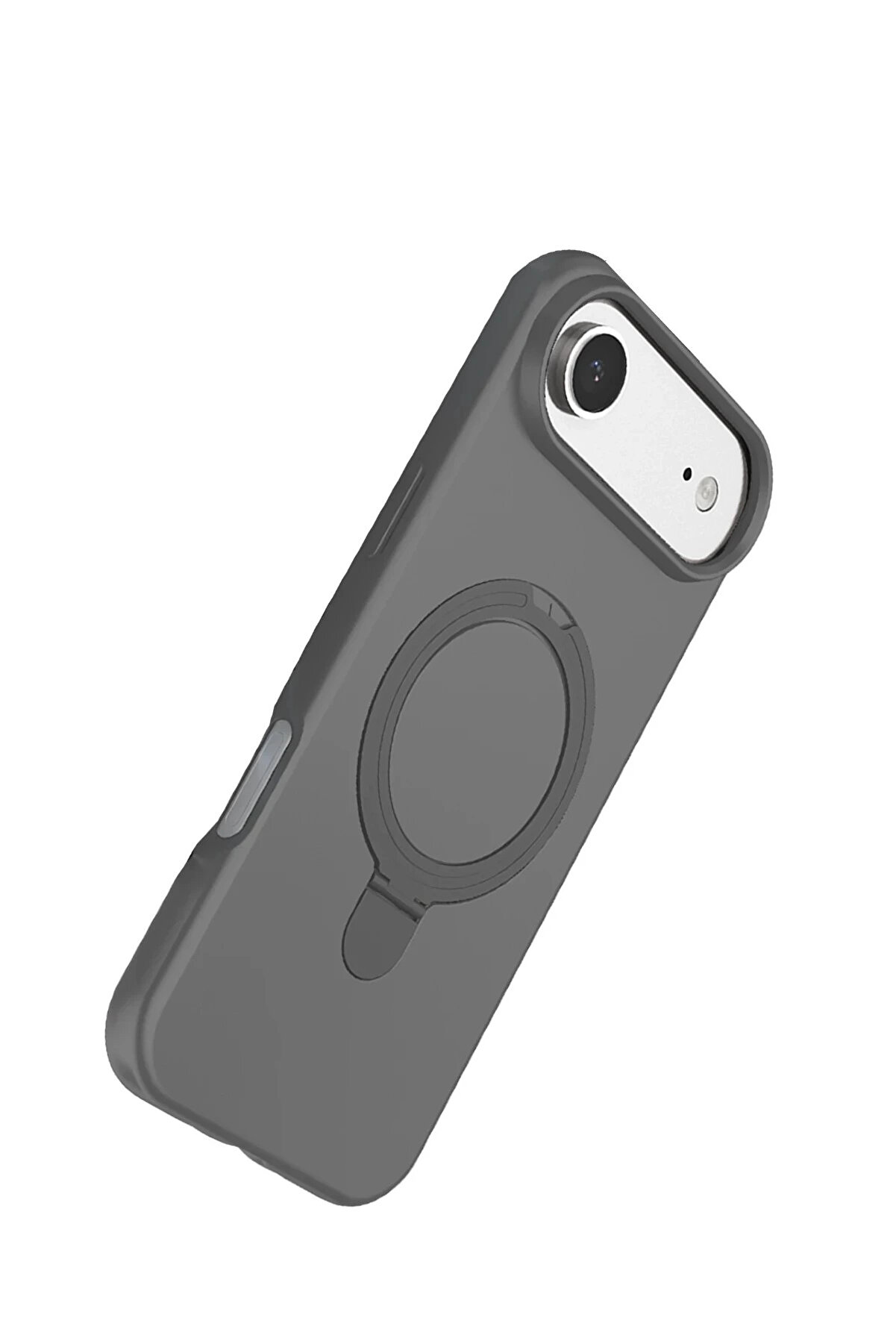 Buti̇k Apple İphone 17 Ai̇r Regal Magsafe Standlı Kapak - Ti̇tan Gri̇-(5796)