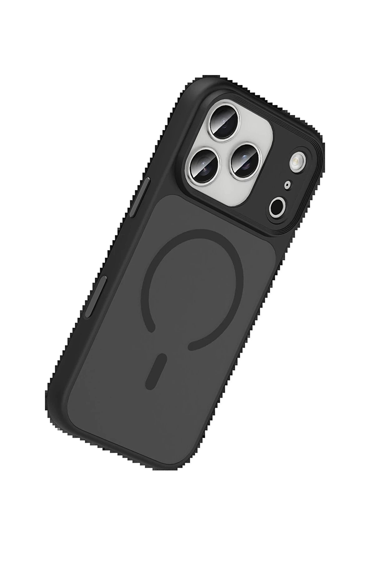 Buti̇k Apple İphone 17 Pro Max Megane Magsafe Kapak - Si̇yah-(5796)