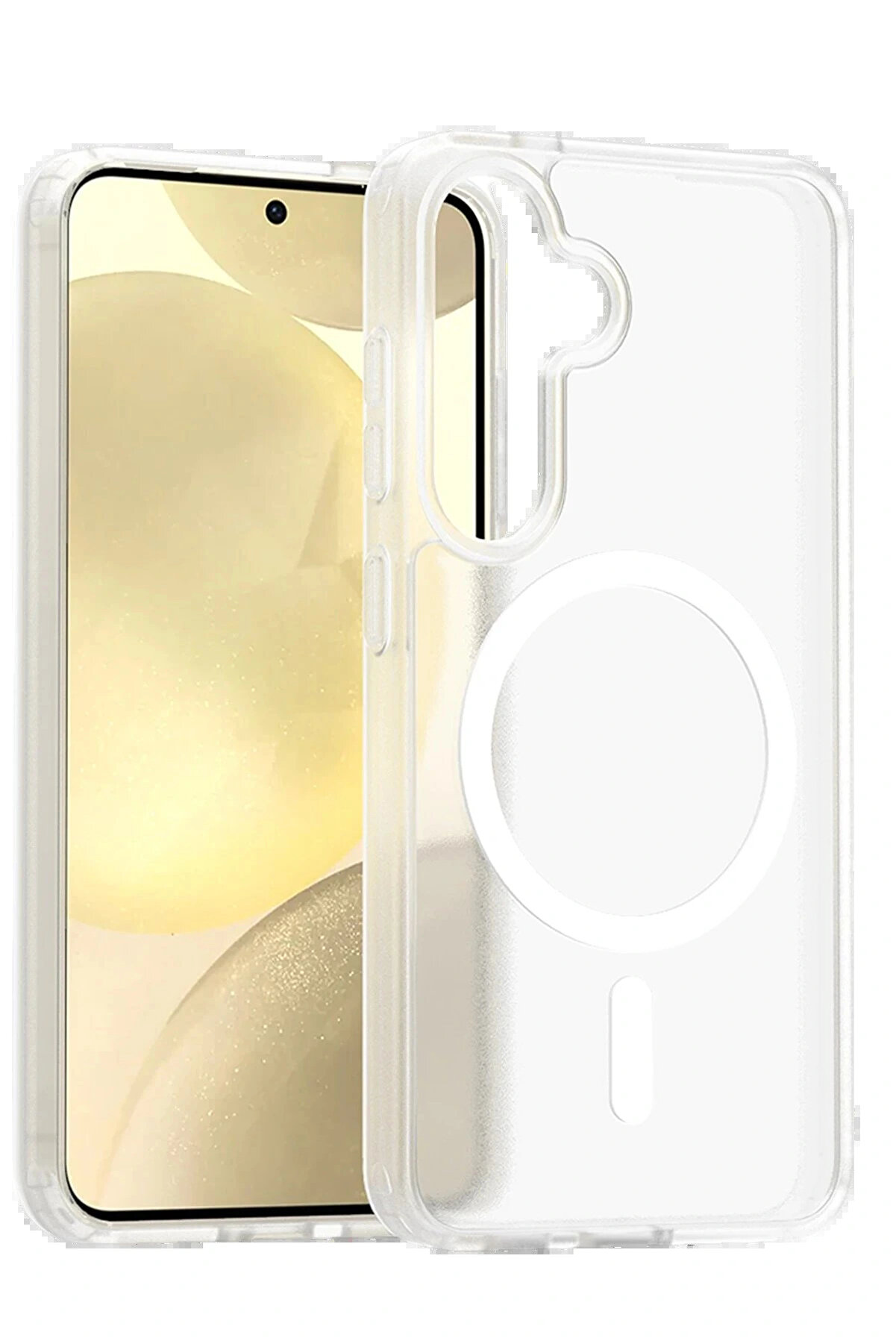 Buti̇k Samsung Galaxy A17 5G Jota Magsafe Kapak - Şeffaf-(5796)