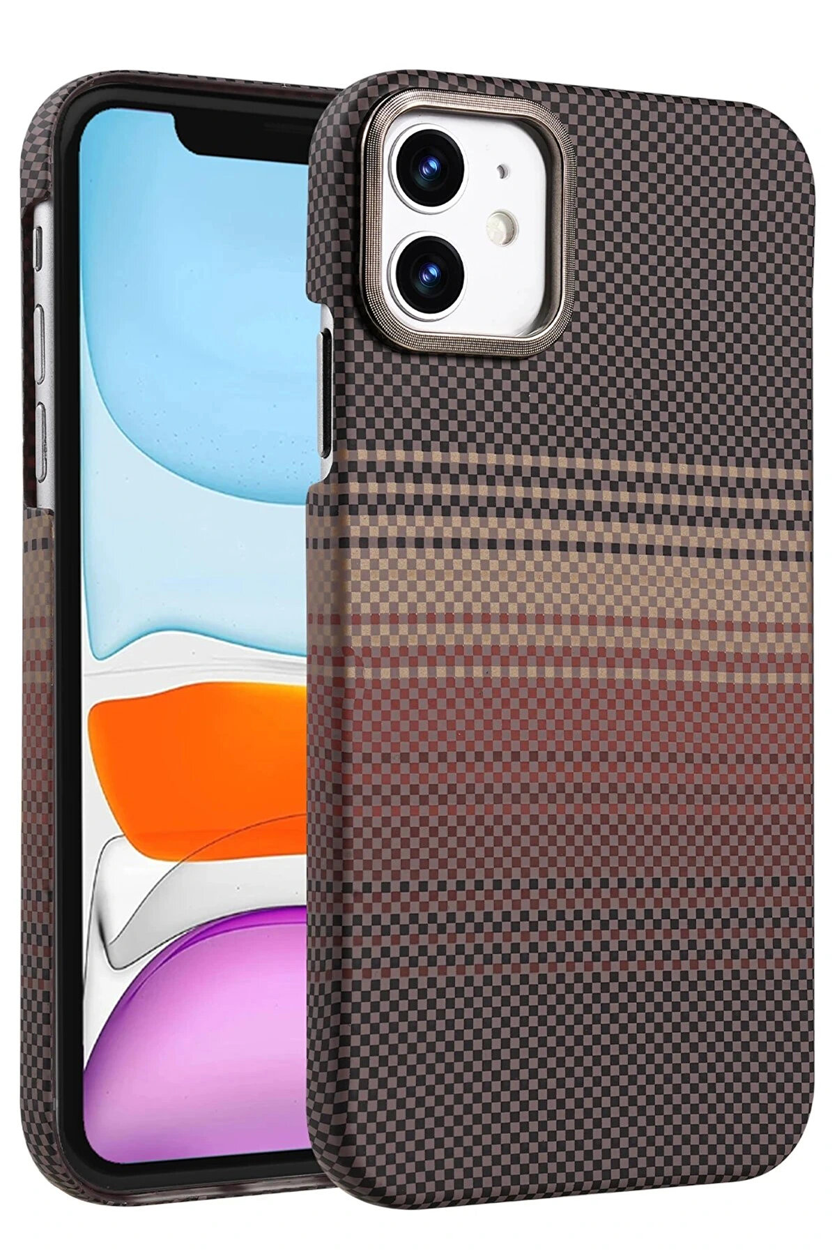 Buti̇k Apple İphone 11 Vega Magsafe Kapak - &Ccedil;&ouml;l Ti̇tanyum-(5796)