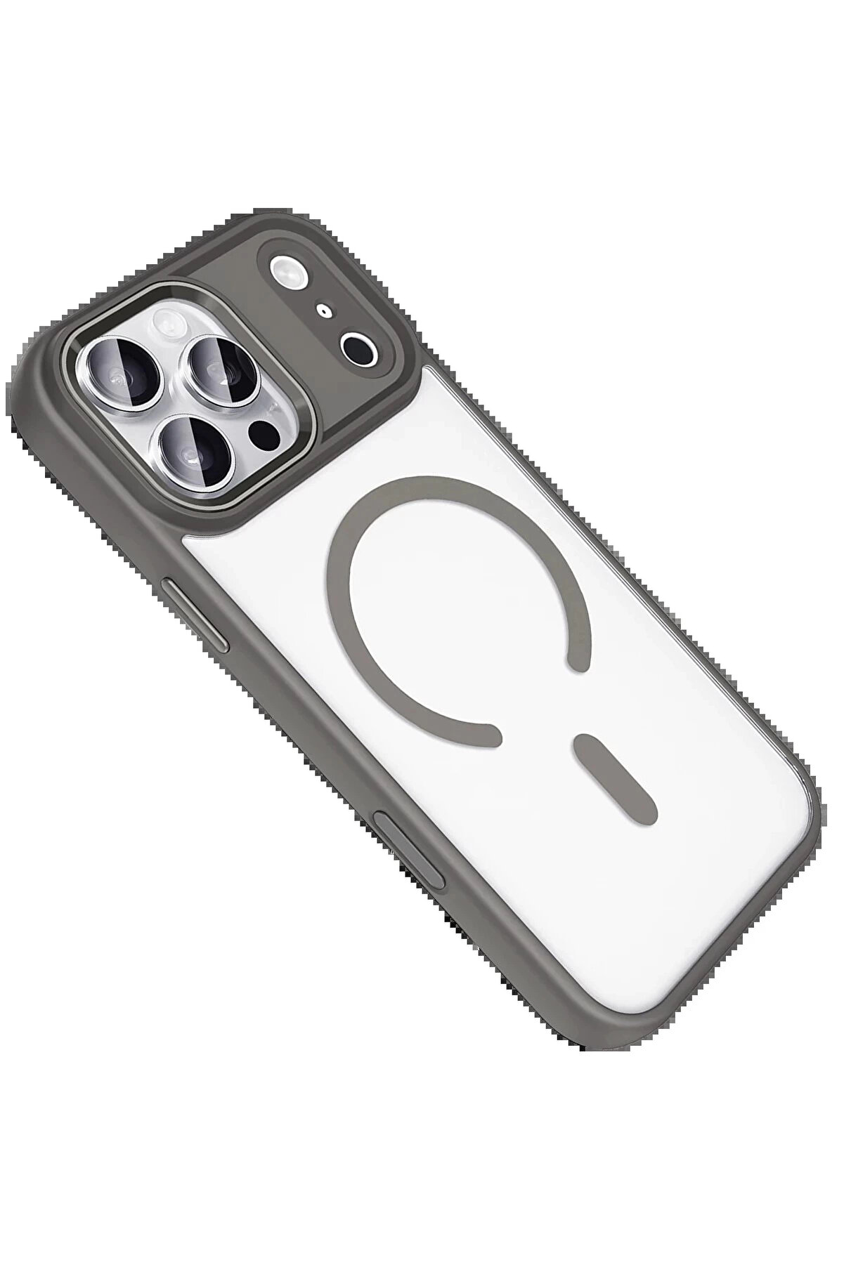 Buti̇k Apple İphone 17 Pro Terea Magsafe Kapak - Gri̇-(5796)