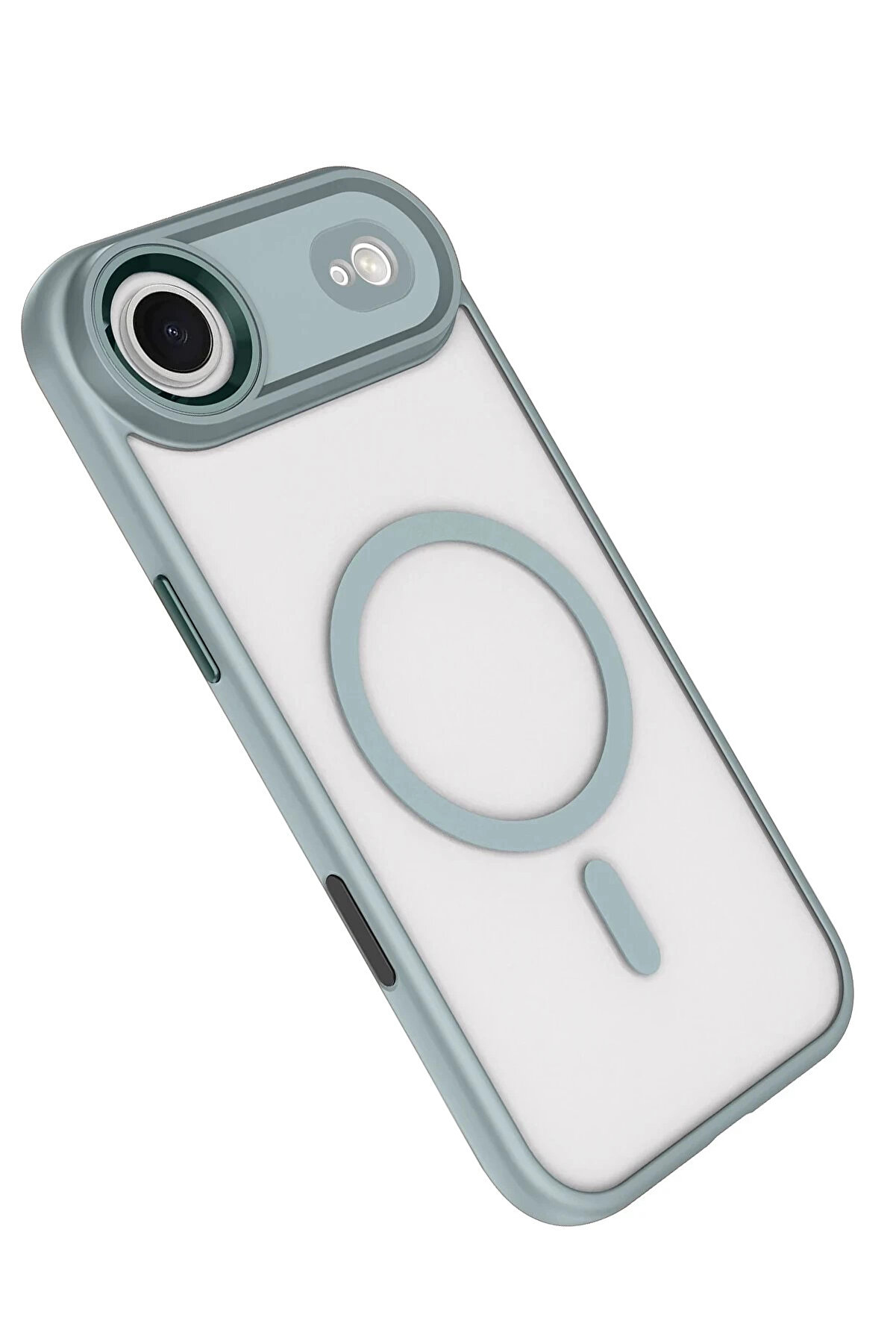 Buti̇k Apple İphone 17 Ai̇r Terea Magsafe Kapak - Gri̇-(5796)