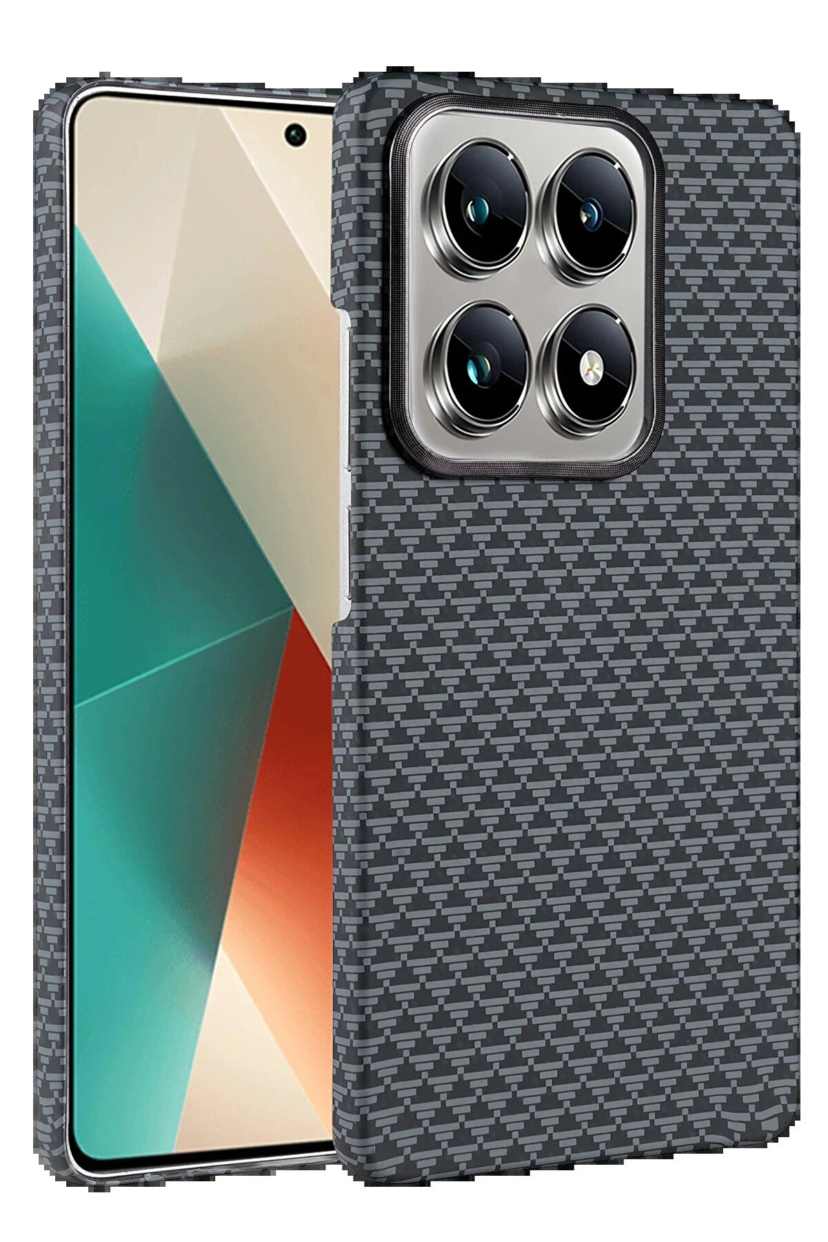 Buti̇k Xi̇aomi̇ Mi̇ 14T Pro Vega Magsafe Kapak - Gri̇-(5796)