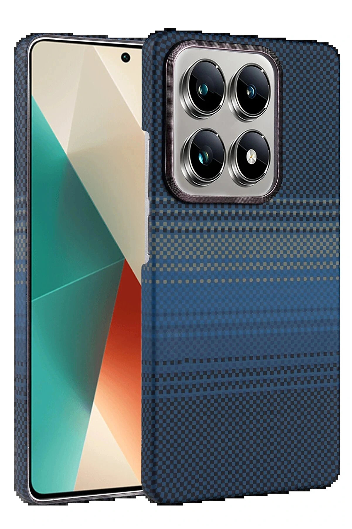 Buti̇k Xi̇aomi̇ Mi̇ 14T Pro Vega Magsafe Kapak - Mavi̇-(5796)