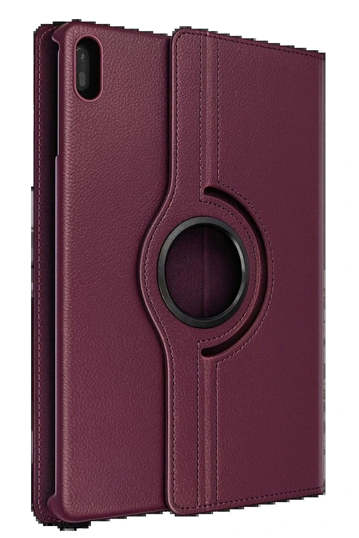 Buti̇k Huawei̇ Matepad 11 10.9 360 Tablet Deri̇ Kılıf - M&uuml;rd&uuml;m-(5796)