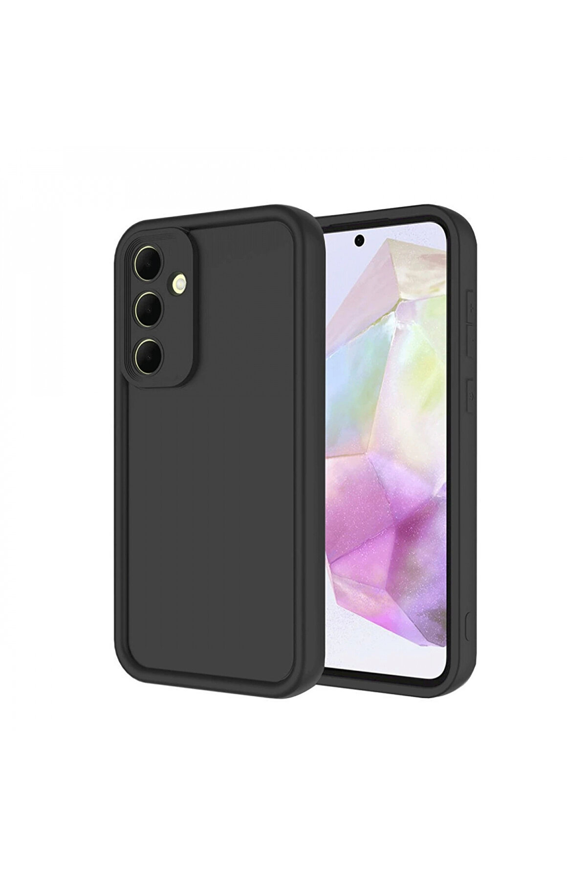 Harmonyaura Samsung Galaxy A36 Kılıf Vi̇era Si̇li̇kon - Si̇yah