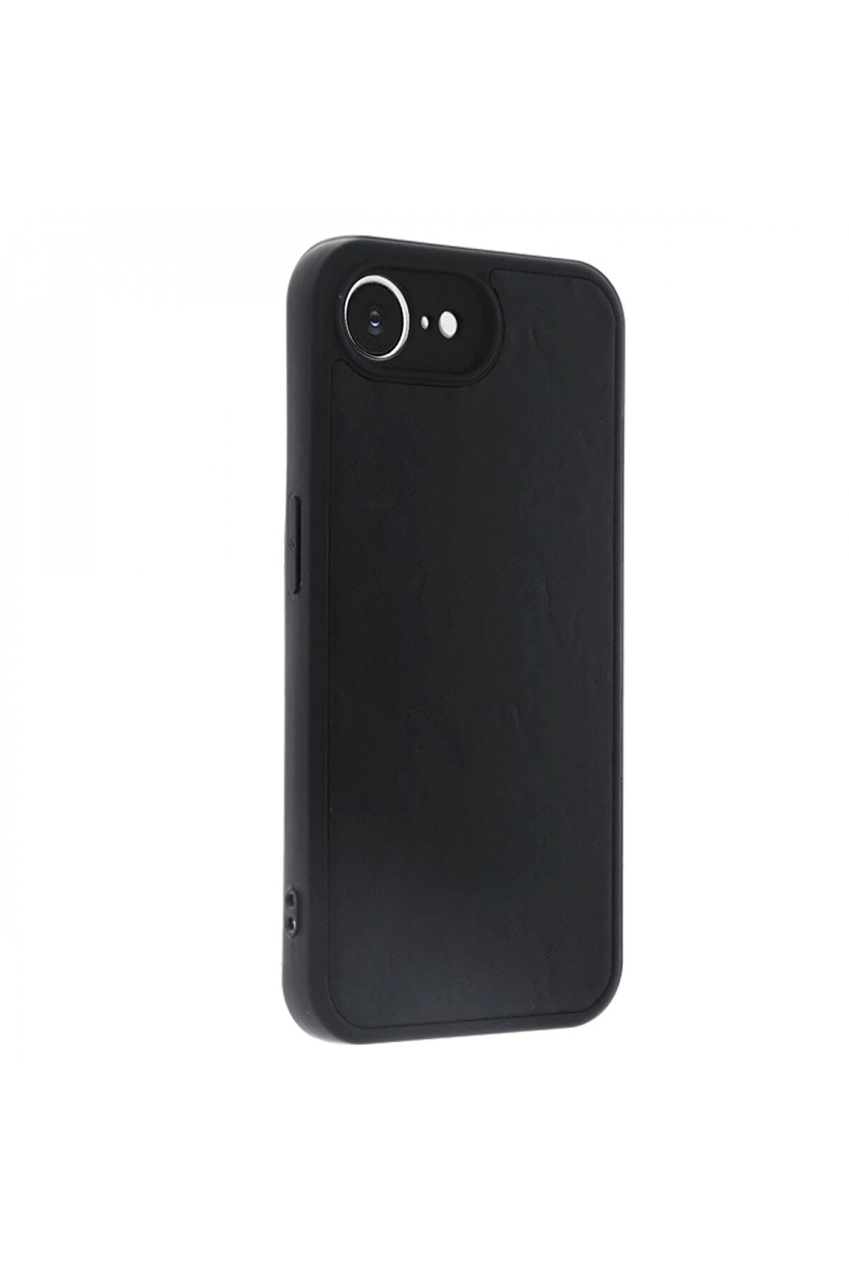 Byhodi̇ İphone 16E Kılıf Aras Deri̇ Kapak - Si̇yah