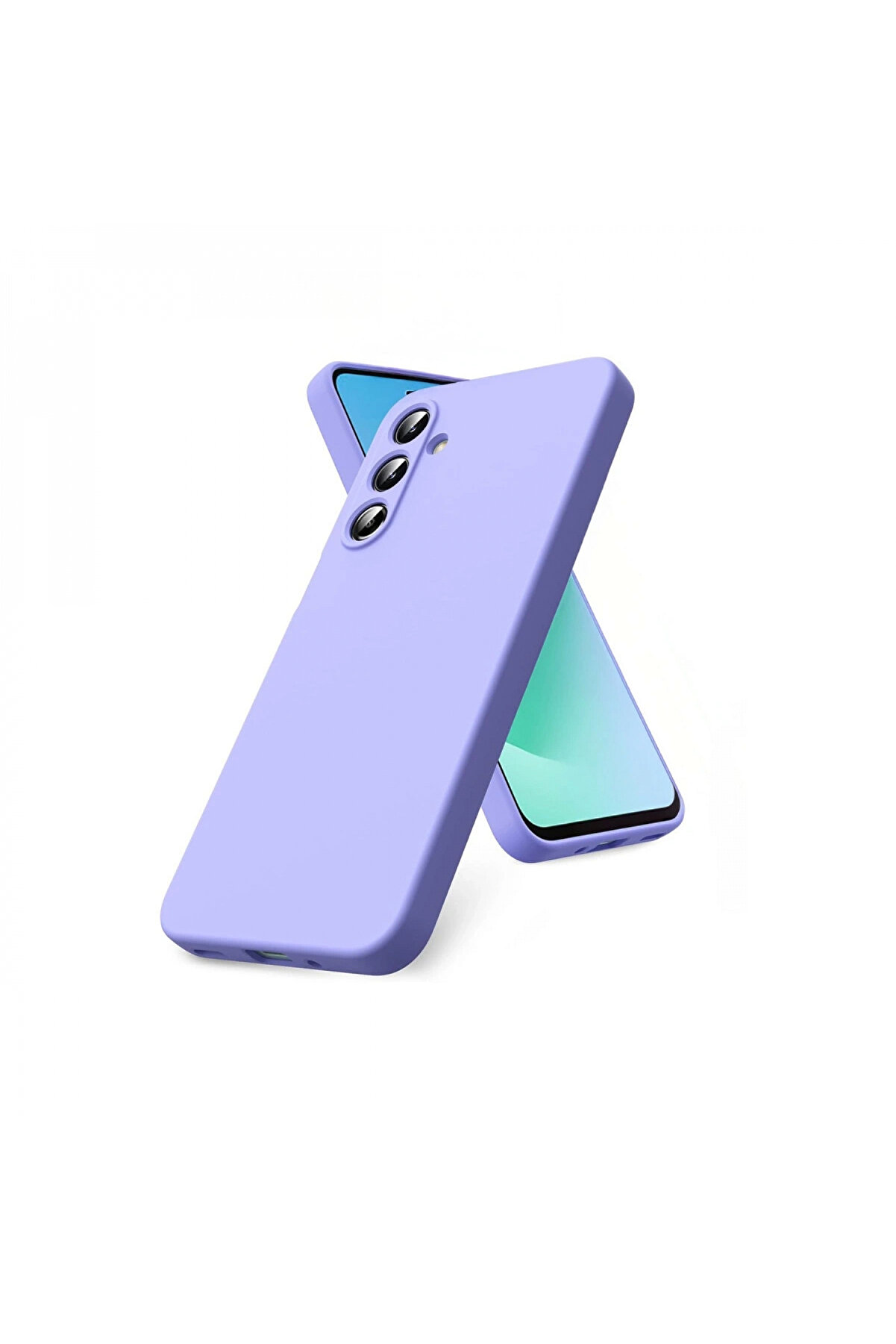 Byhodi̇ Samsung Galaxy A17 5G Nano İ&ccedil;i̇ Kadi̇fe Si̇li̇kon - Li̇la