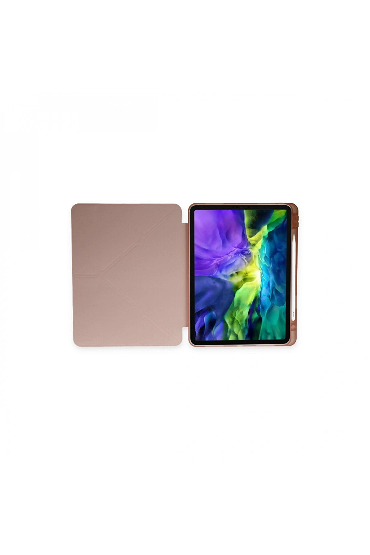 Buti̇k İpad 9.7 (2018) Kılıf Kalemli̇kli̇ Mars Tablet Kılıfı - Rose Gold