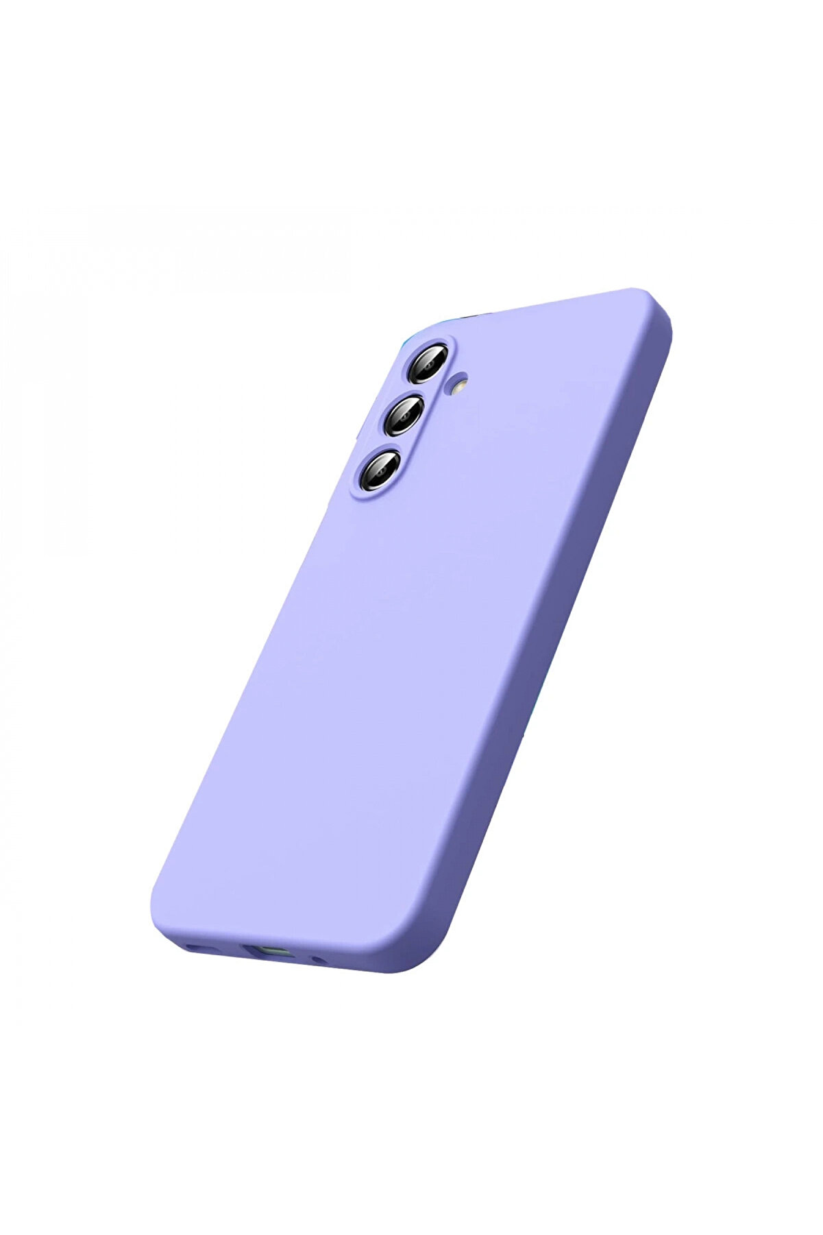 Buti̇k Samsung Galaxy S25 Fe Nano İ&ccedil;i̇ Kadi̇fe Si̇li̇kon - Li̇la