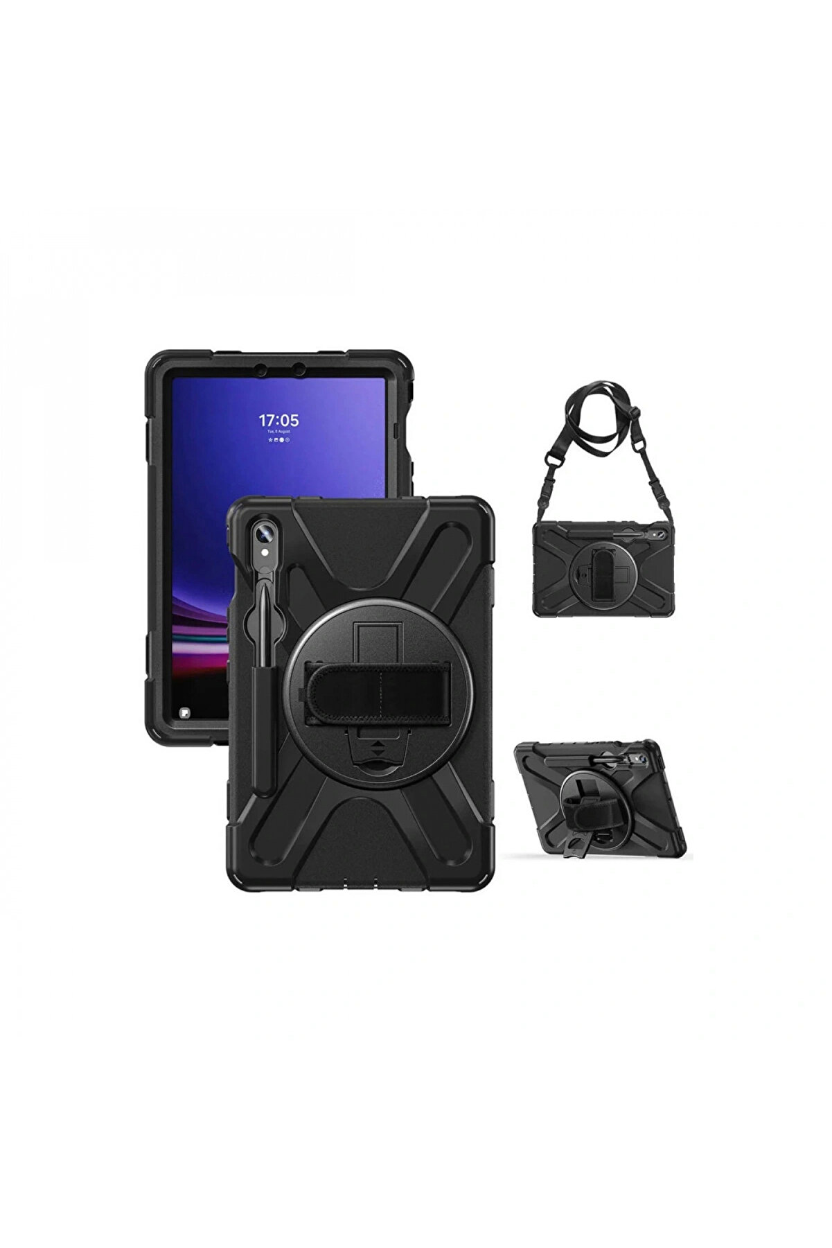 Buti̇k Samsung Galaxy X510 Tab S9 Fe 11 Kılıf Amazi̇ng Tablet Kapak - Si̇yah