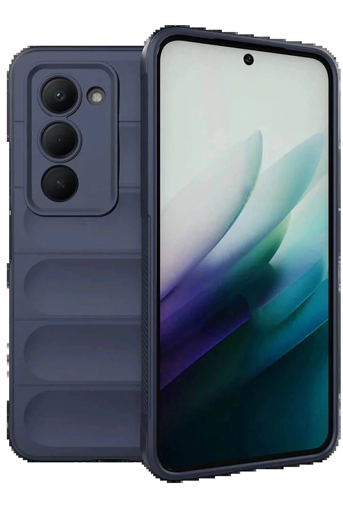 Buti̇k Xi̇aomi̇ Redmi̇ 15 4G Opti̇mum Si̇li̇kon - Laci̇vert-(5796)