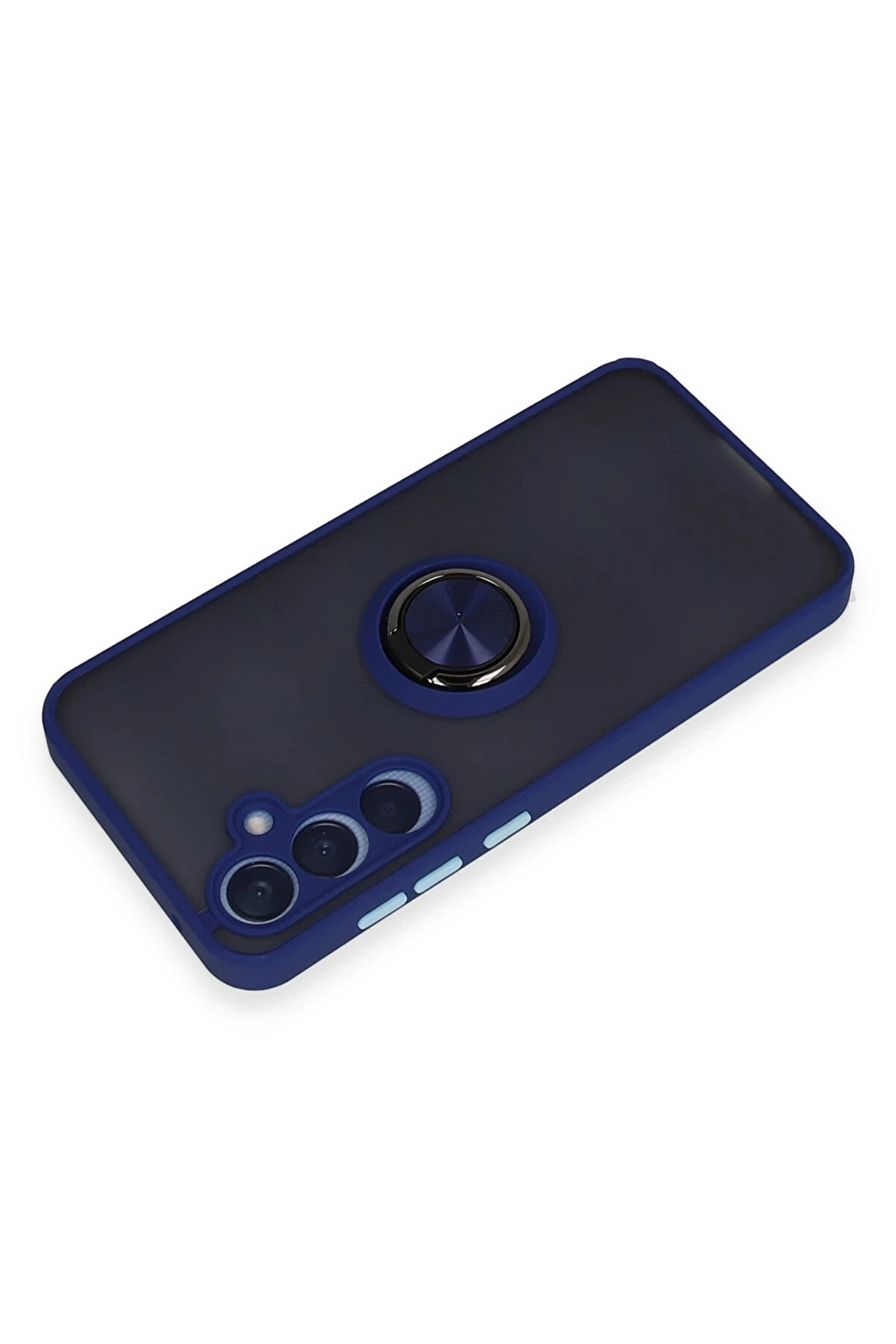 Buti̇k Harmonyaura Samsung Galaxy A35 5G Kılıf Montreal Y&uuml;z&uuml;kl&uuml; Si̇li̇kon Kapak - Laci̇vert