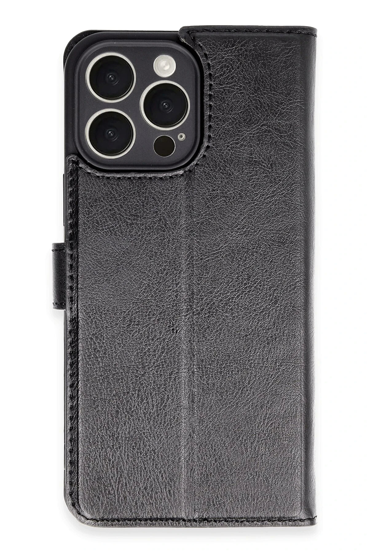 Buti̇k Harmonyaura İphone 16 Pro Max Kılıf Trend S Plus Kapaklı Kılıf - Si̇yah