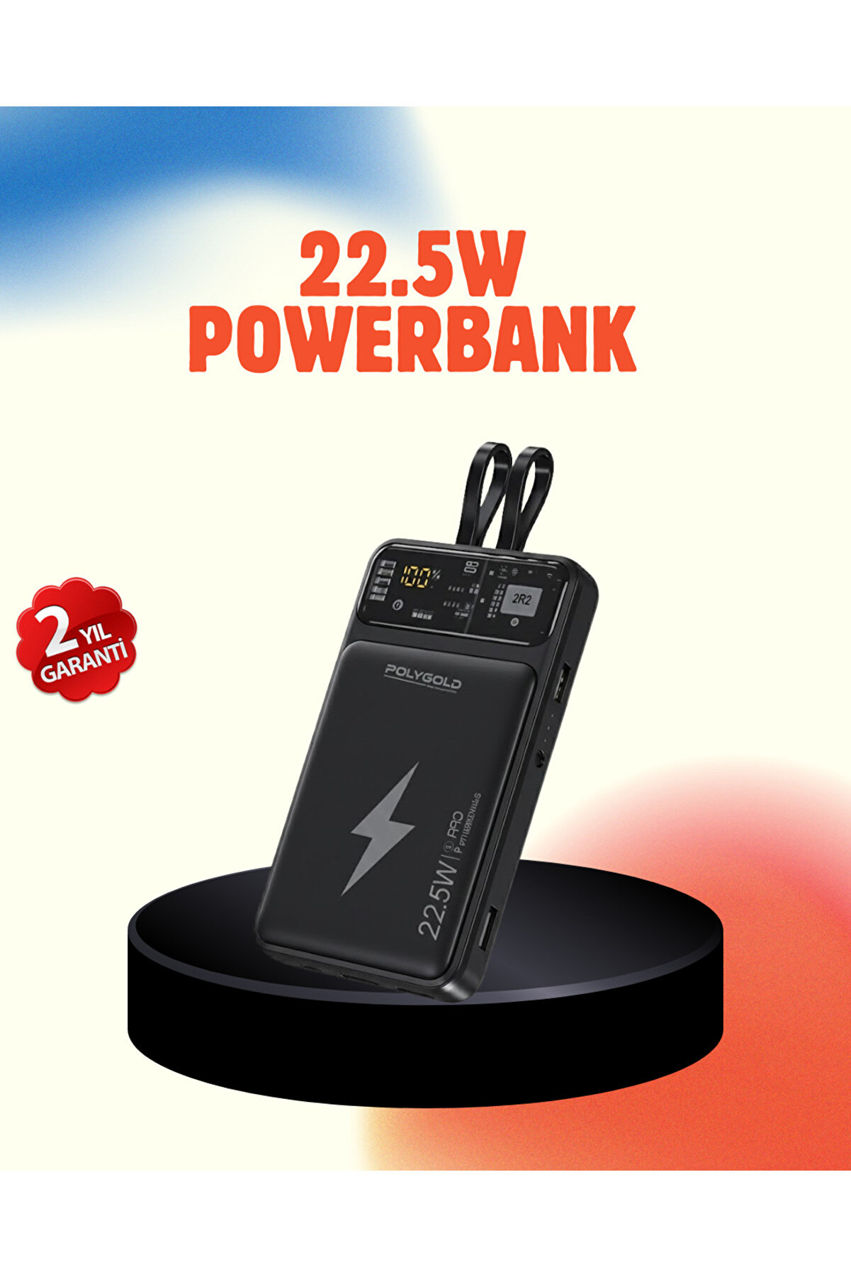 Teknodayım Mobi̇l Powerbank 22.5W Pd Destekli̇ Hızlı Şarj