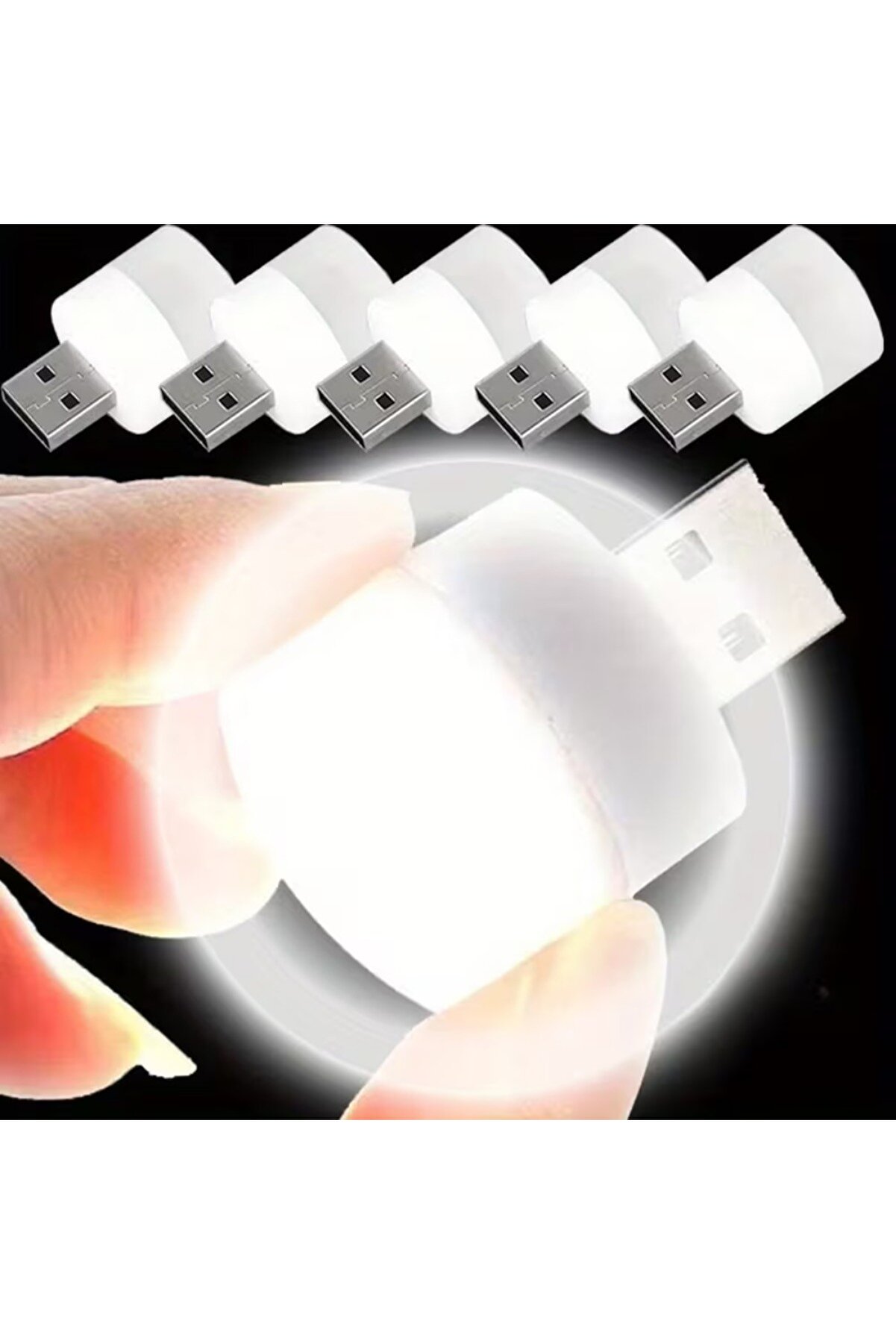 Ethab Ti̇caret Usb &Ccedil;alışan Mi̇ni̇ Gece Lambası(2 Adet)