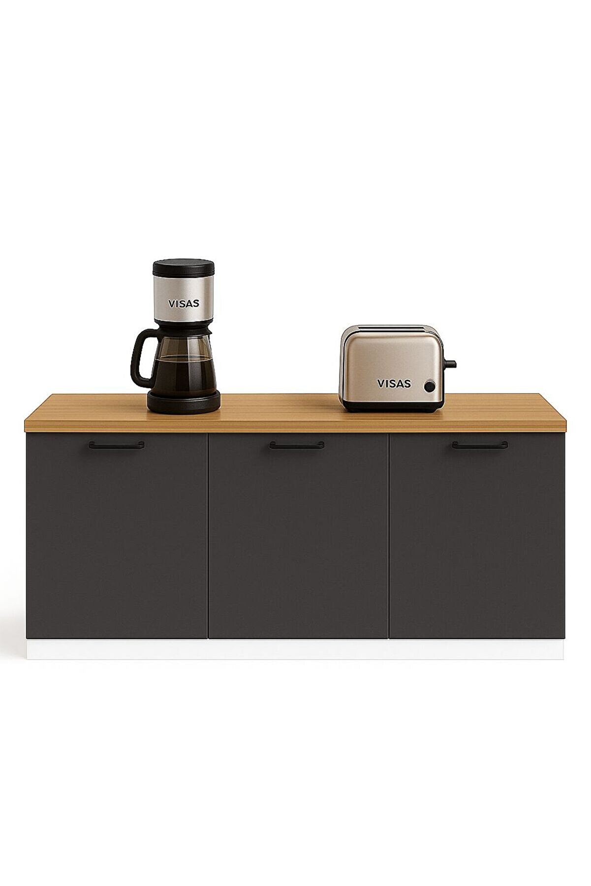 Vi̇sasconcept 180 Cm Antrasi̇t &Ccedil;ok Ama&ccedil;lı Dolap