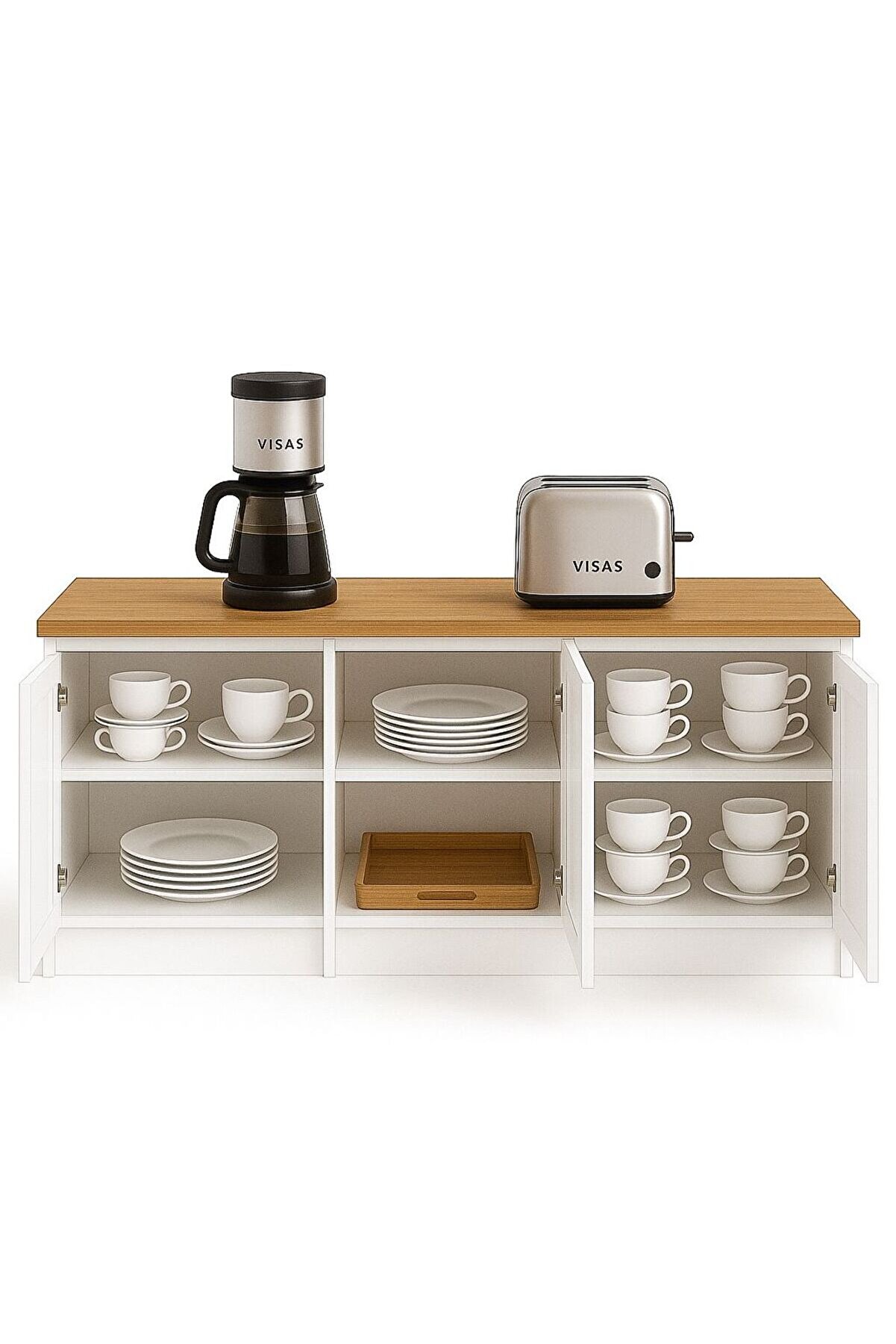 Vi̇sasconcept 180 Cm Kar &Ccedil;ok Ama&ccedil;lı Dolap