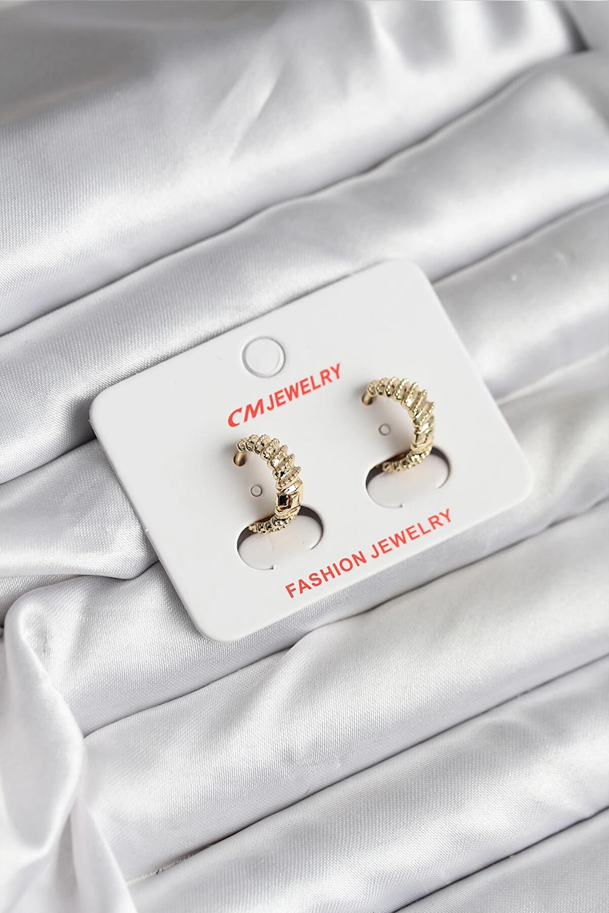 Hulyomer Hub Harmonyaura 14K Gold Renk Kaplama Cm Kadın K&uuml;pe