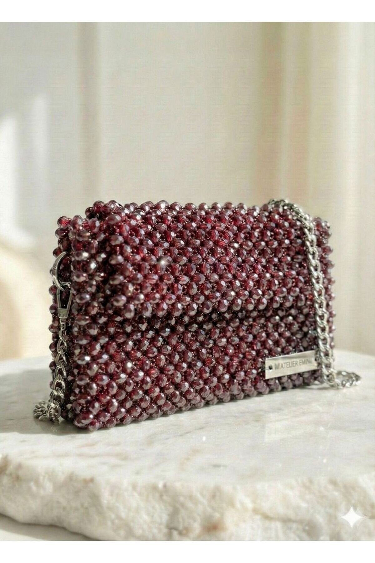 Ateli̇er Emi̇ne Ruby Cherry Gelato – Özel Üreti̇m Kri̇stal Çanta