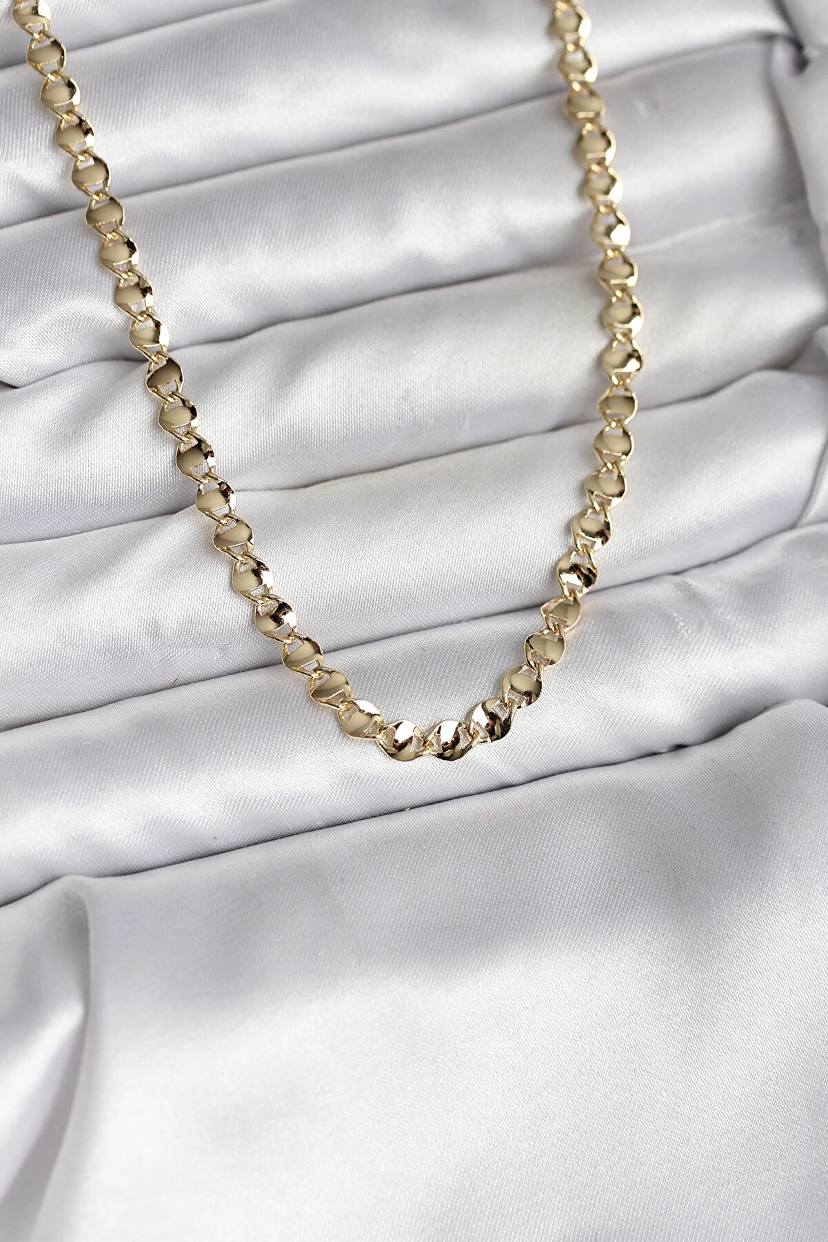 Clari̇ss 14K Gold Renk Kaplama Zi̇nci̇r Model Cm Kadın Kolye