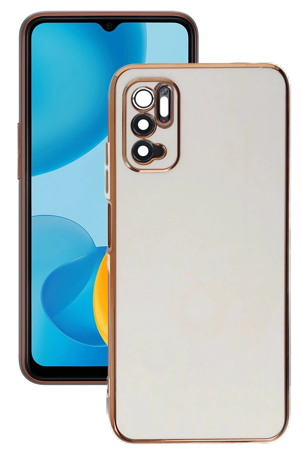 Buti̇k Xi̇aomi̇ Redmi̇ Note 11 Se Kılıf Volet Si̇li̇kon - Beyaz-(5796)