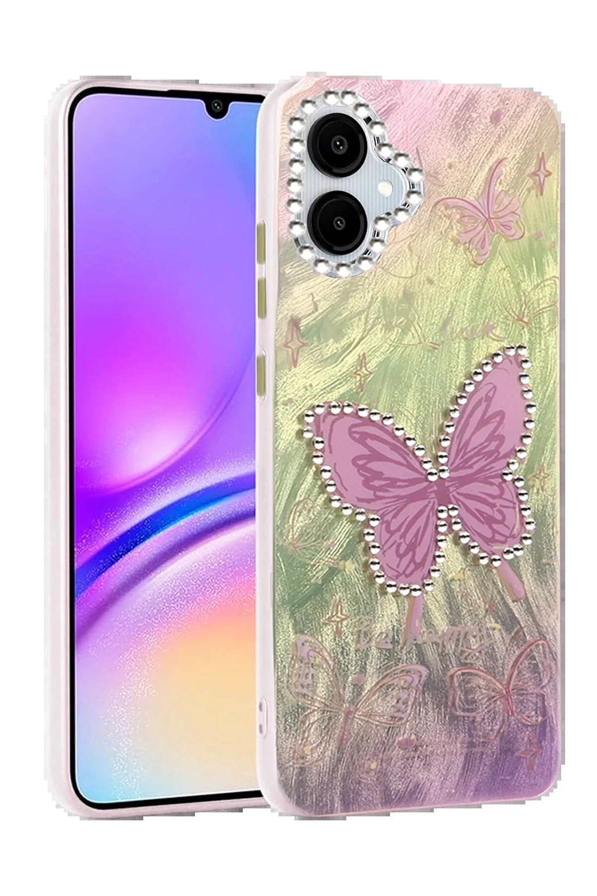 Buti̇k Samsung Galaxy A06 Kılıf Blade Aynalı Desenli̇ Kapak - Desen 5-(5796)