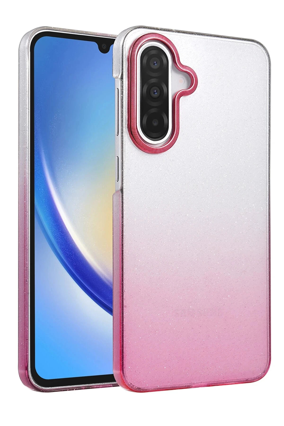 Buti̇k Samsung Galaxy A36 Glossy Kapak - Pembe-(5796)