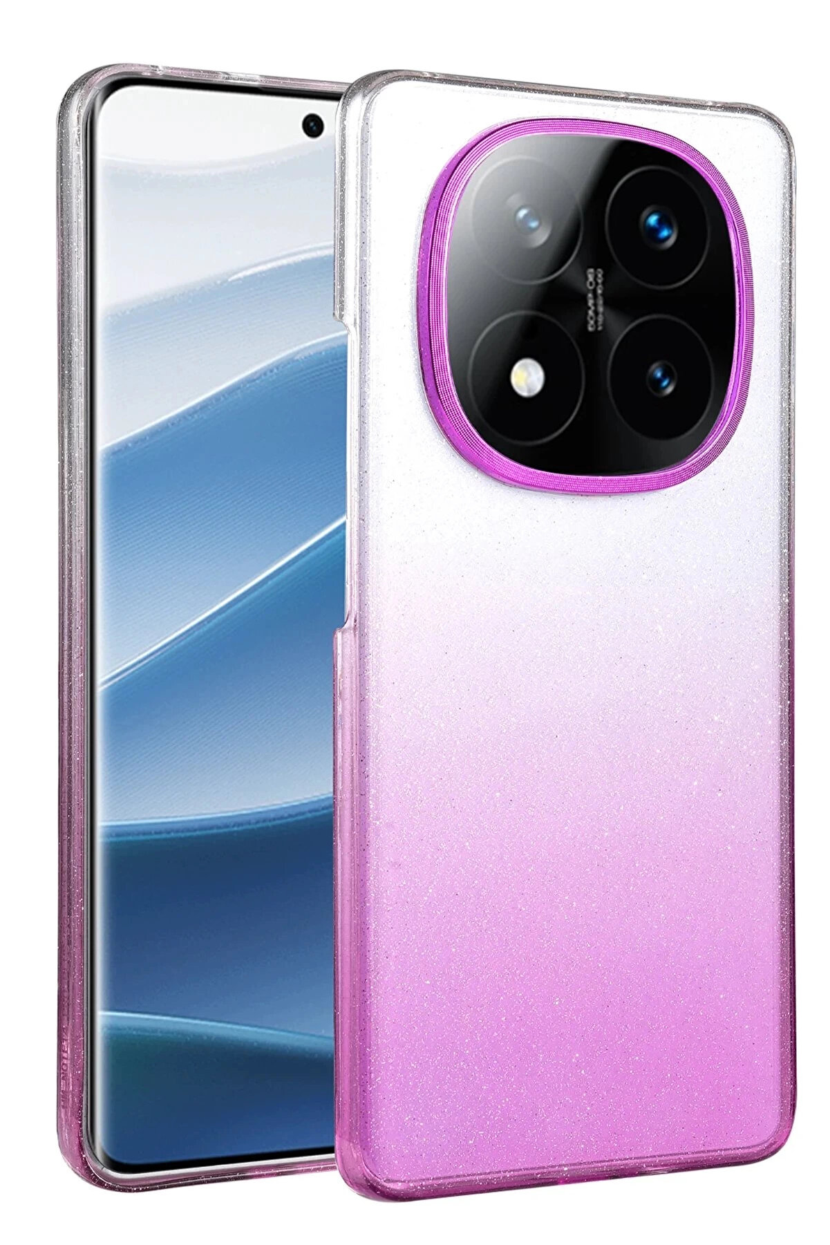 Buti̇k Xi̇aomi̇ Redmi̇ Note 14 Pro 5G Glossy Kapak - Mor-(5796)