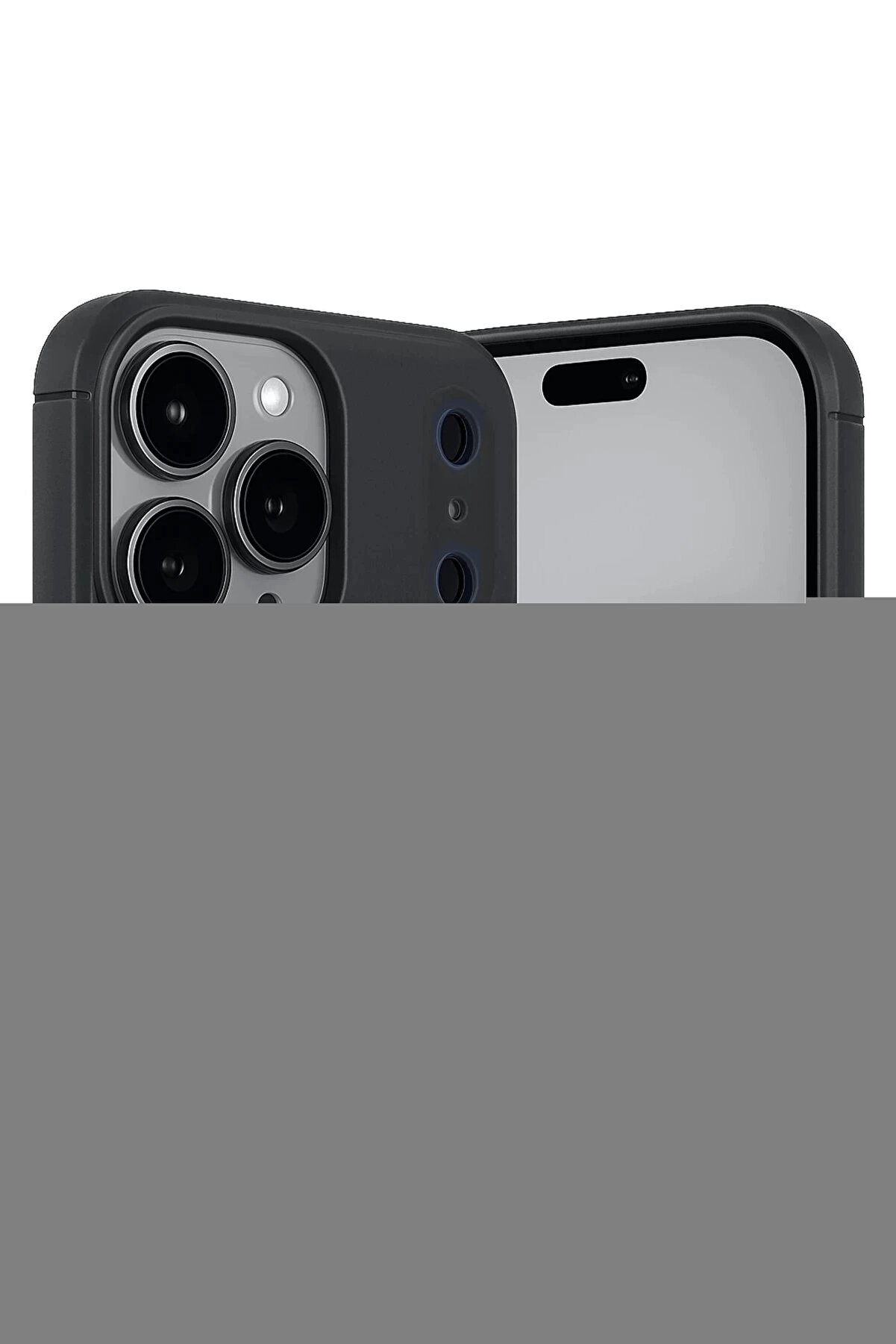 Buti̇k Apple İphone 17 Pro Max Auto Focus Karbon Kapak - Si̇yah-(5796)