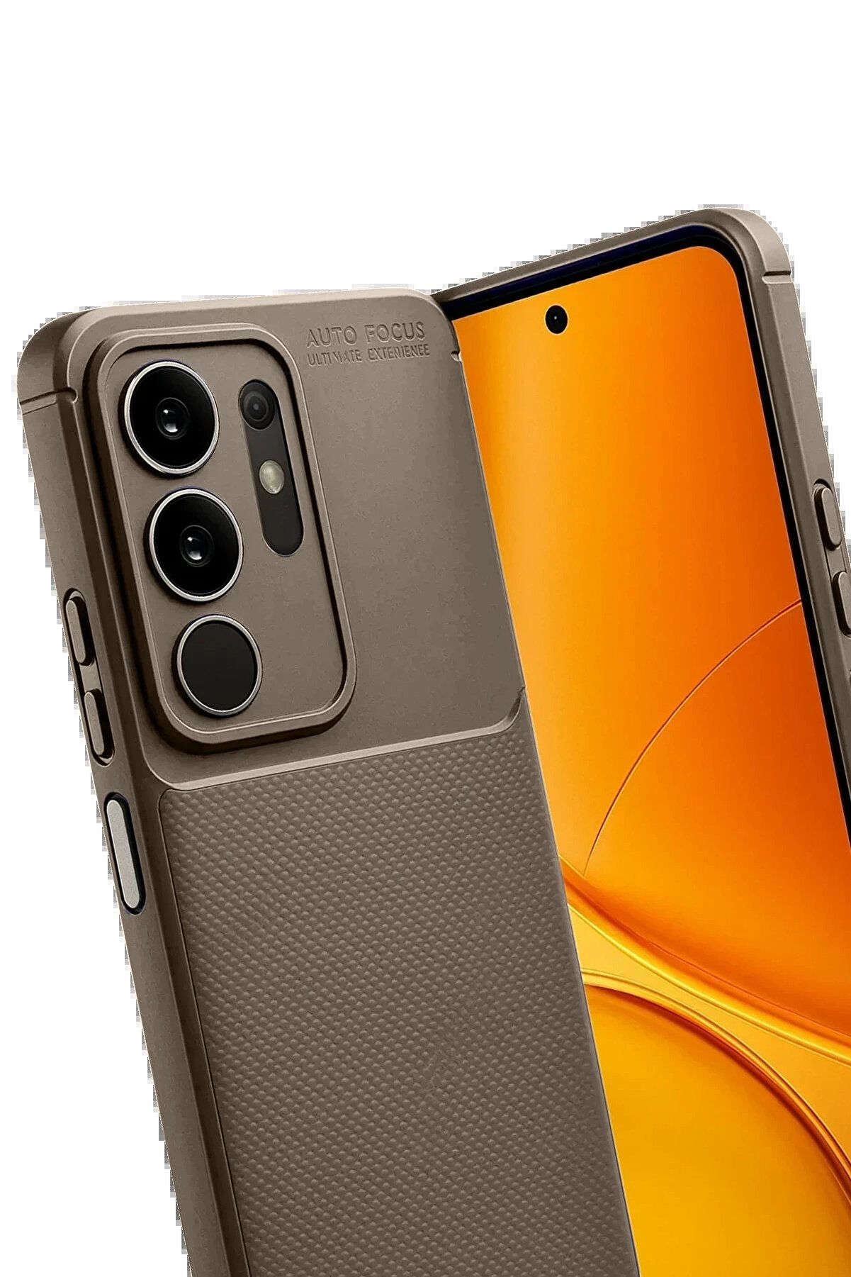 Buti̇k Vi̇vo Y29S Auto Focus Karbon Kapak - Kahverengi̇-(5796)