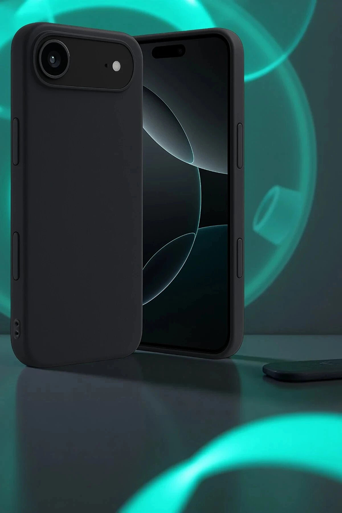 Buti̇k Apple İphone 17 Ai̇r Fi̇rst Si̇li̇kon - Si̇yah-(5796)