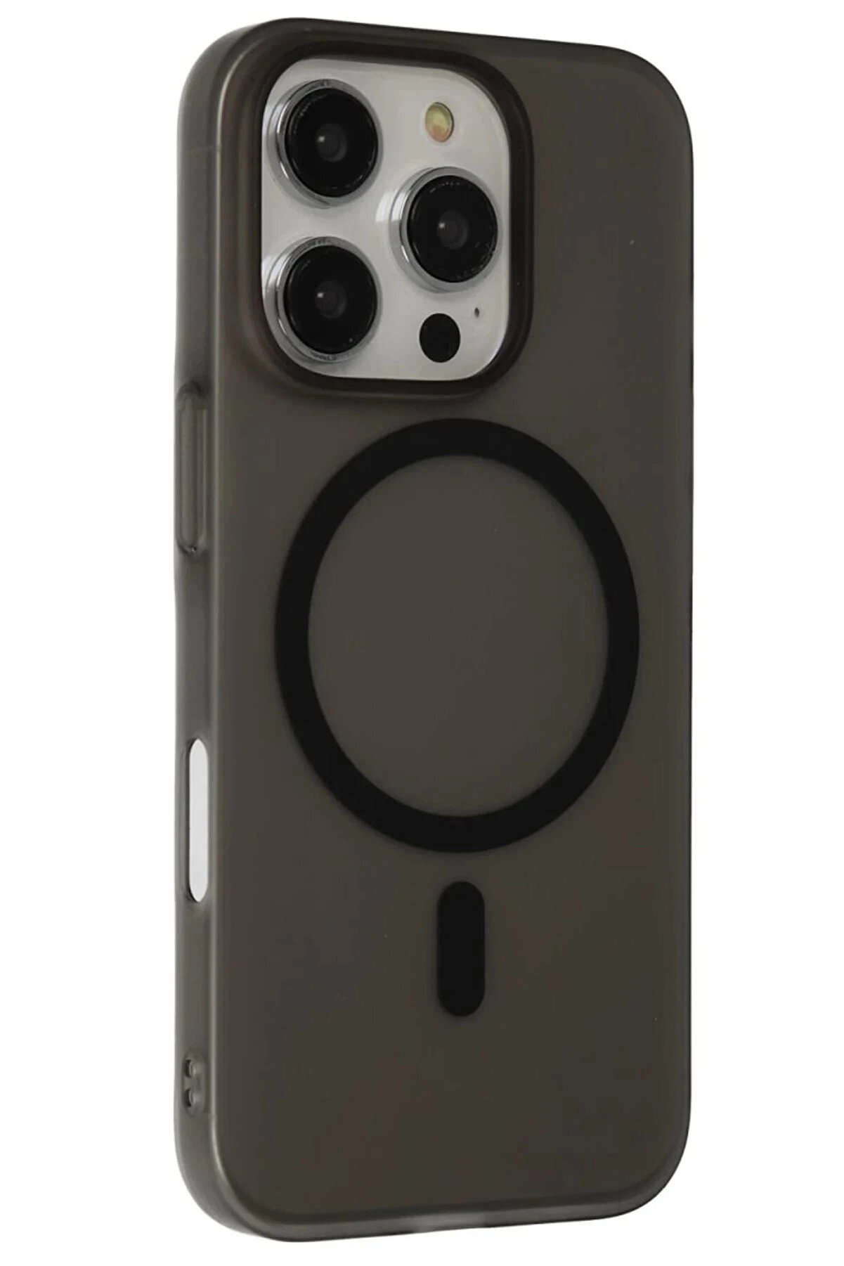 Buti̇k İphone 16 Pro Max Tuna Pc Sli̇m Magsafe Kapak - Si̇yah-(5796)