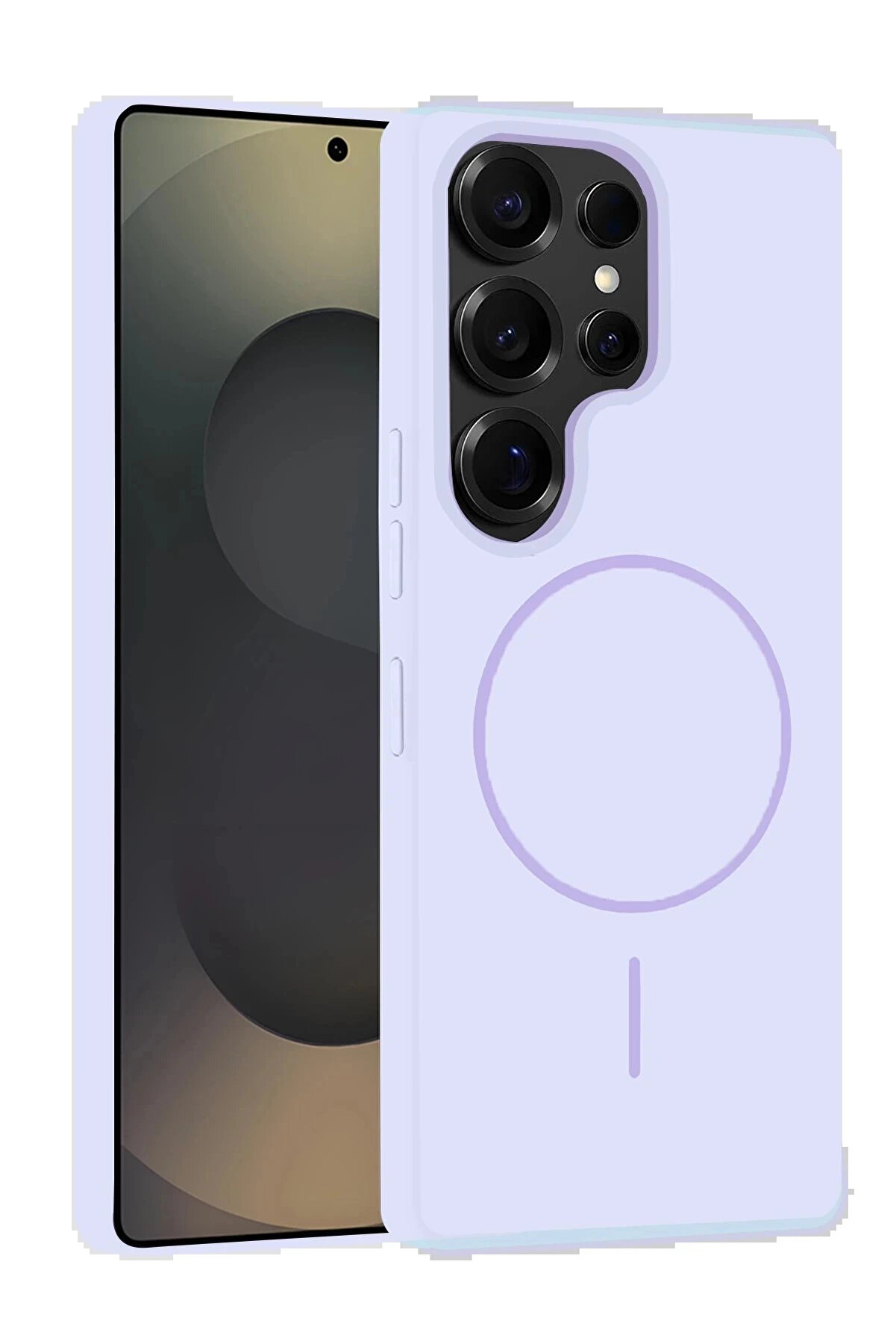 Buti̇k Samsung Galaxy S25 Ultra Kılıf Jully Magsafe Kapak - Li̇la-(5796)