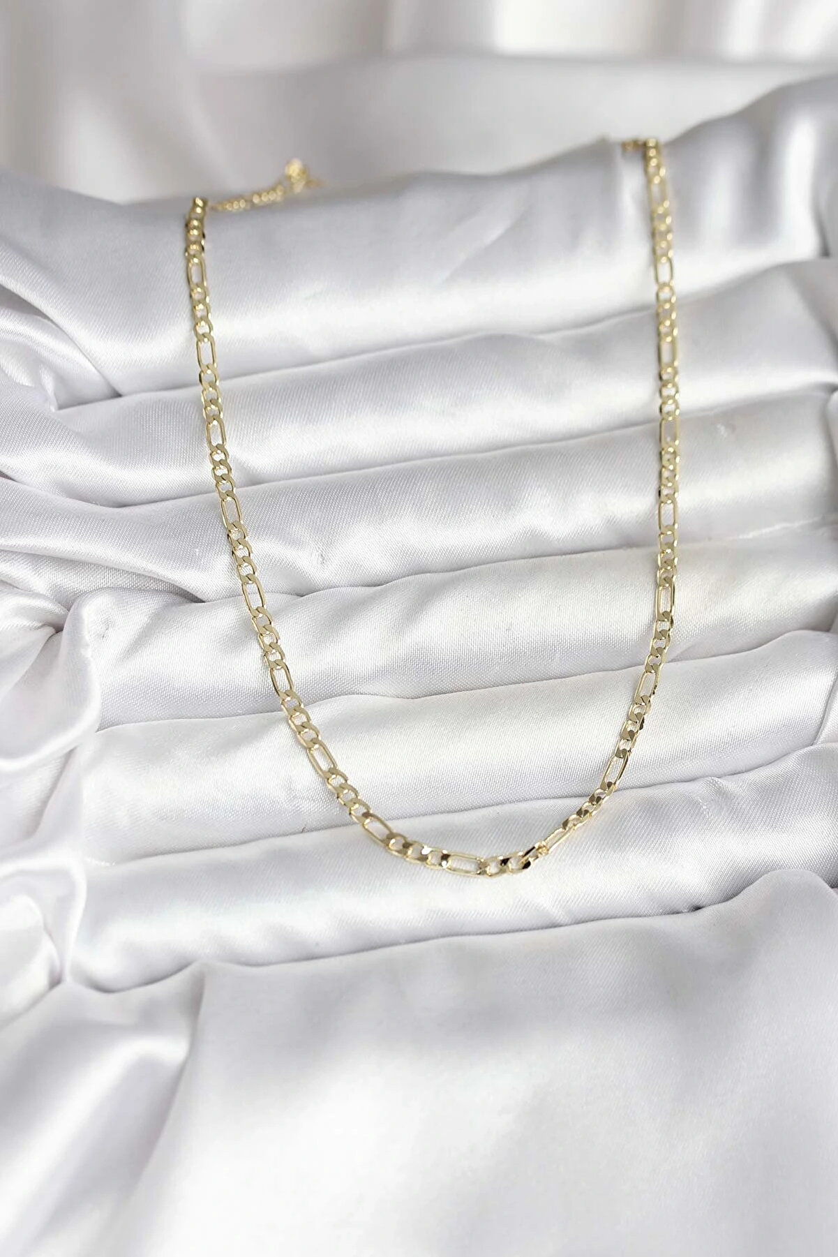 Shauan 14K Gold Renk Kaplama Kuşg&ouml;z&uuml; Zi̇nci̇r Model Pi̇ri̇n&ccedil; Cm Kadın Kolye