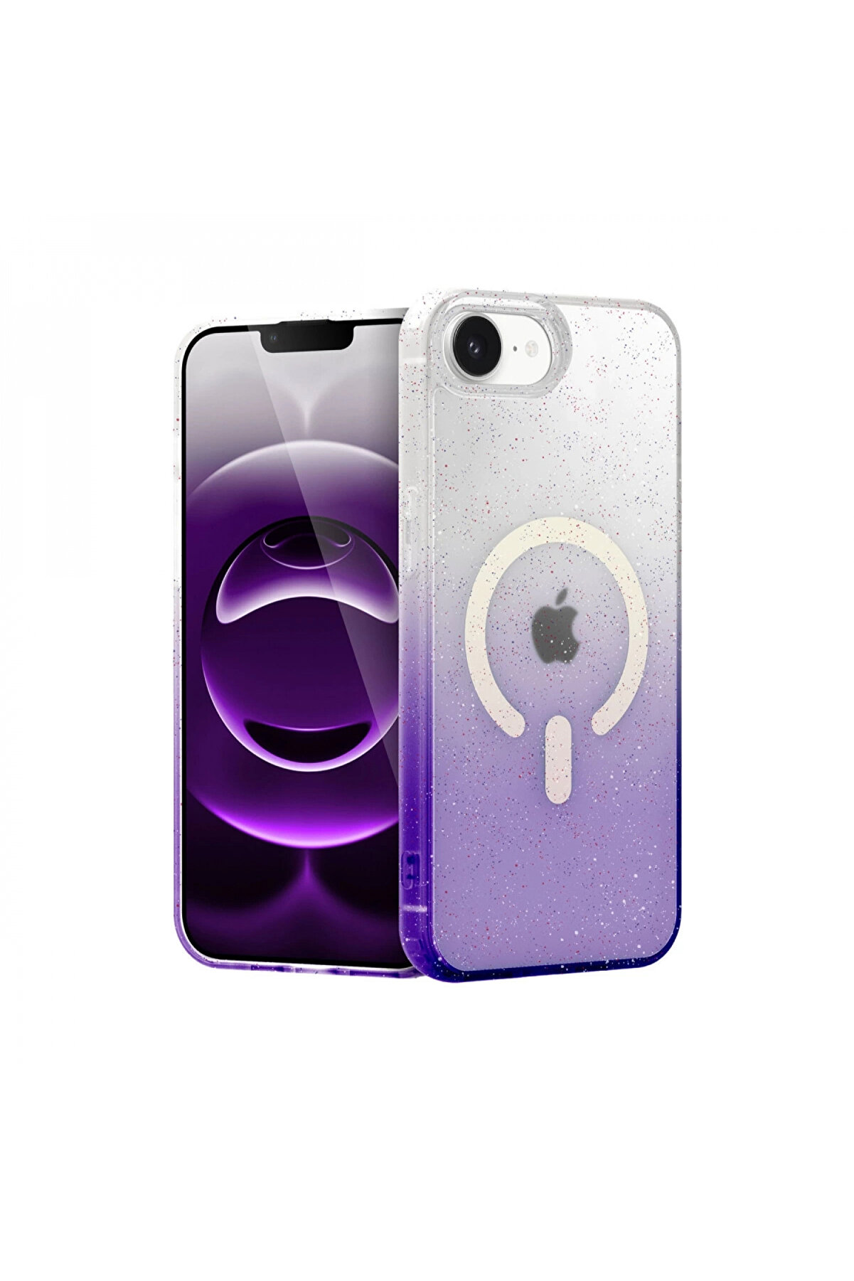 Buti̇k Apple İphone 16E Pummel Shi̇ny Magsafe Kapak - Mor