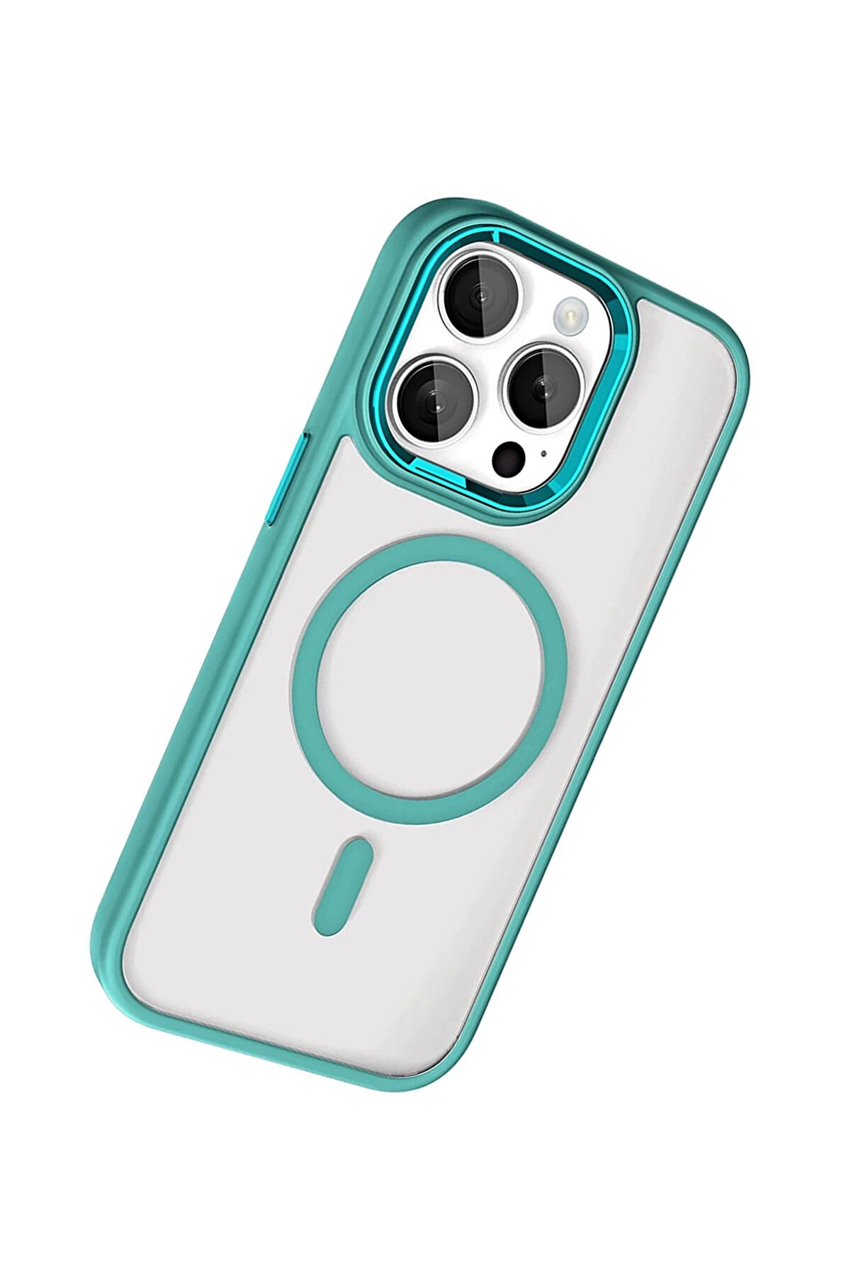 Buti̇k Apple İphone 15 Pro Max Terea Magsafe Kapak - Yeşi̇l-(5796)