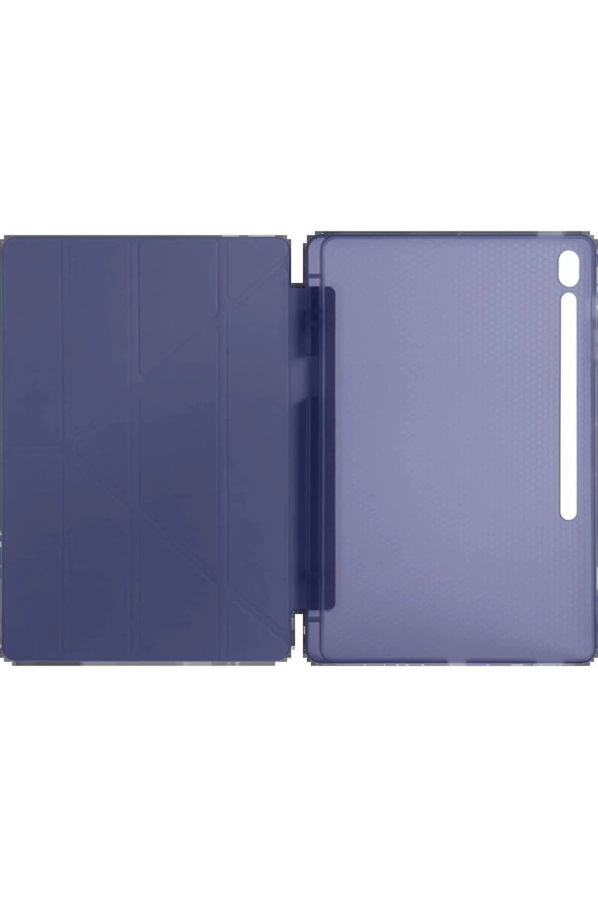 Buti̇k İpad Pro 11 (2024) Kılıf Kalemli̇kli̇ Hugo Tablet Kılıfı - Laci̇vert-(5796)